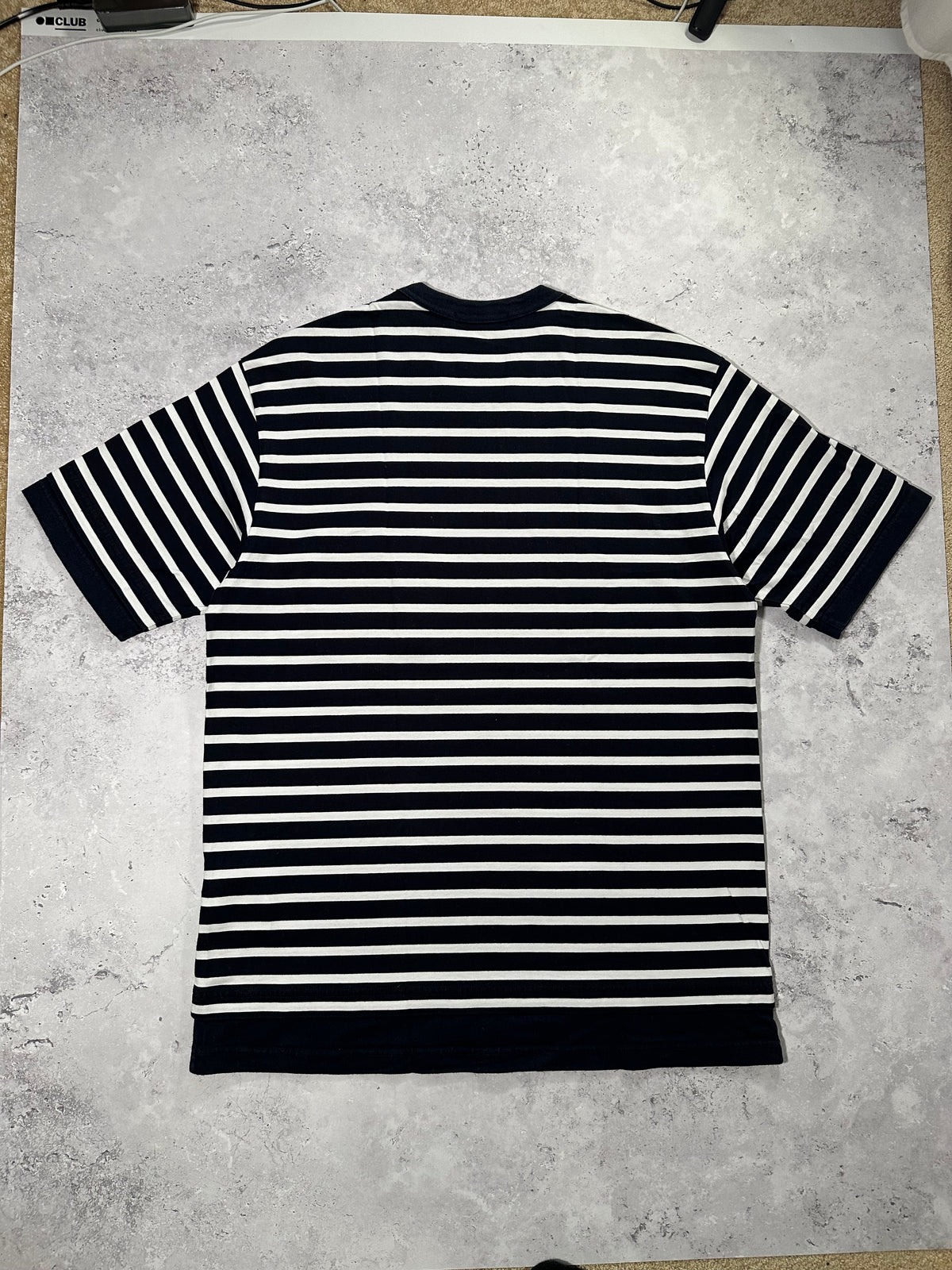 Comme des Garçons Homme AD2021 Striped Pocket Tshirt (L)