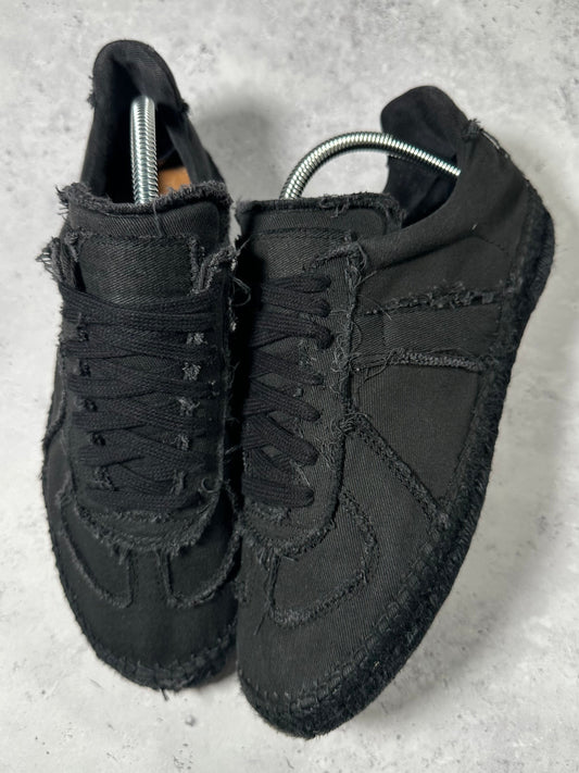 Maison Margiela Black Canvas Espadrille GAT Sneakers (EU41 / UK7 / US8)