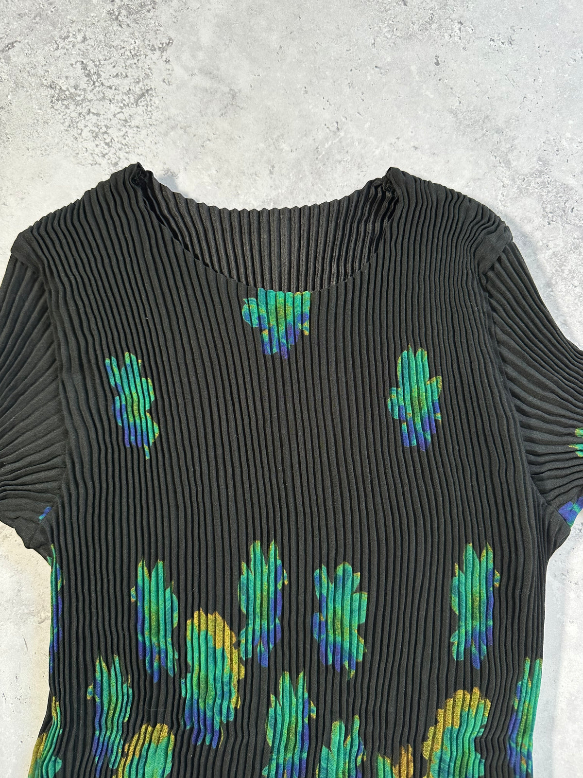 Issey Miyake Pleats Please AW2000 Floral Longsleeve Tshirt