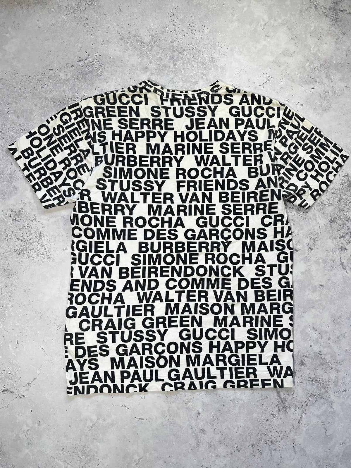 Comme des Garçons x Dover Street Market AD2018 Happy Holidays Tshirt (M)