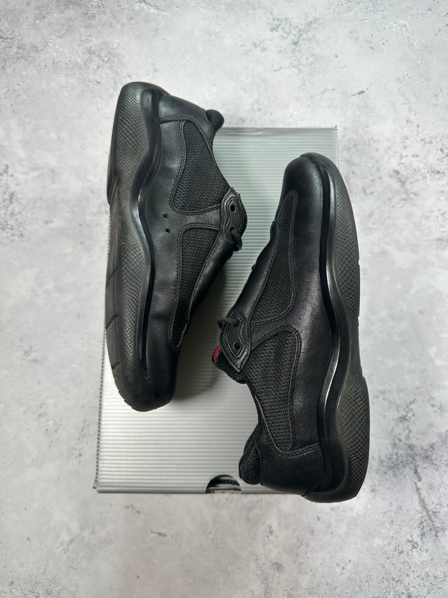 Prada America’s Cup Sneakers in Black (EU37.5, fits EU38.5-39 / UK5.5/6)