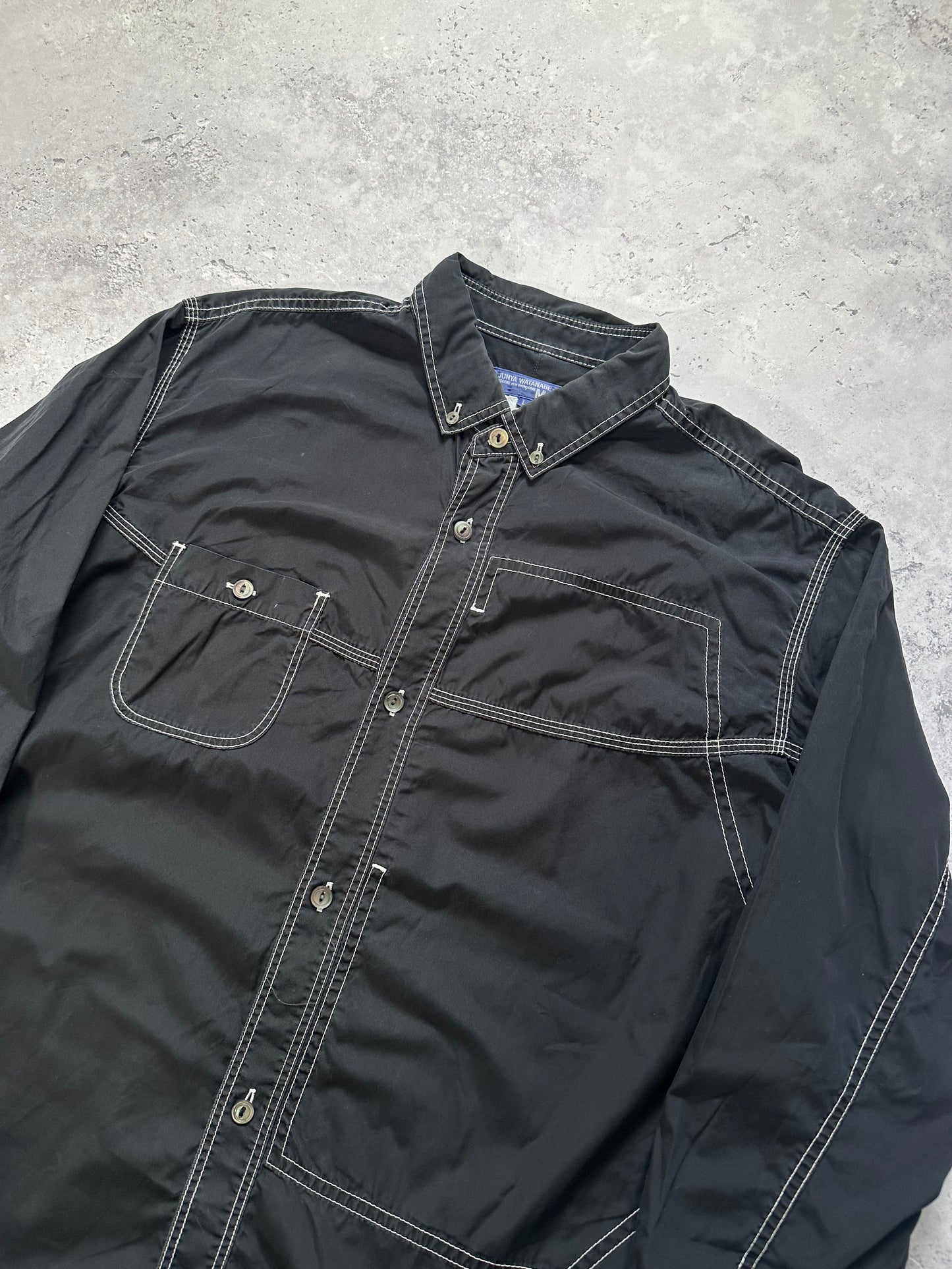 Junya Watanabe MAN Comme des Garçons AD2019 Contrast Stitch Longsleeve Shirt (L)