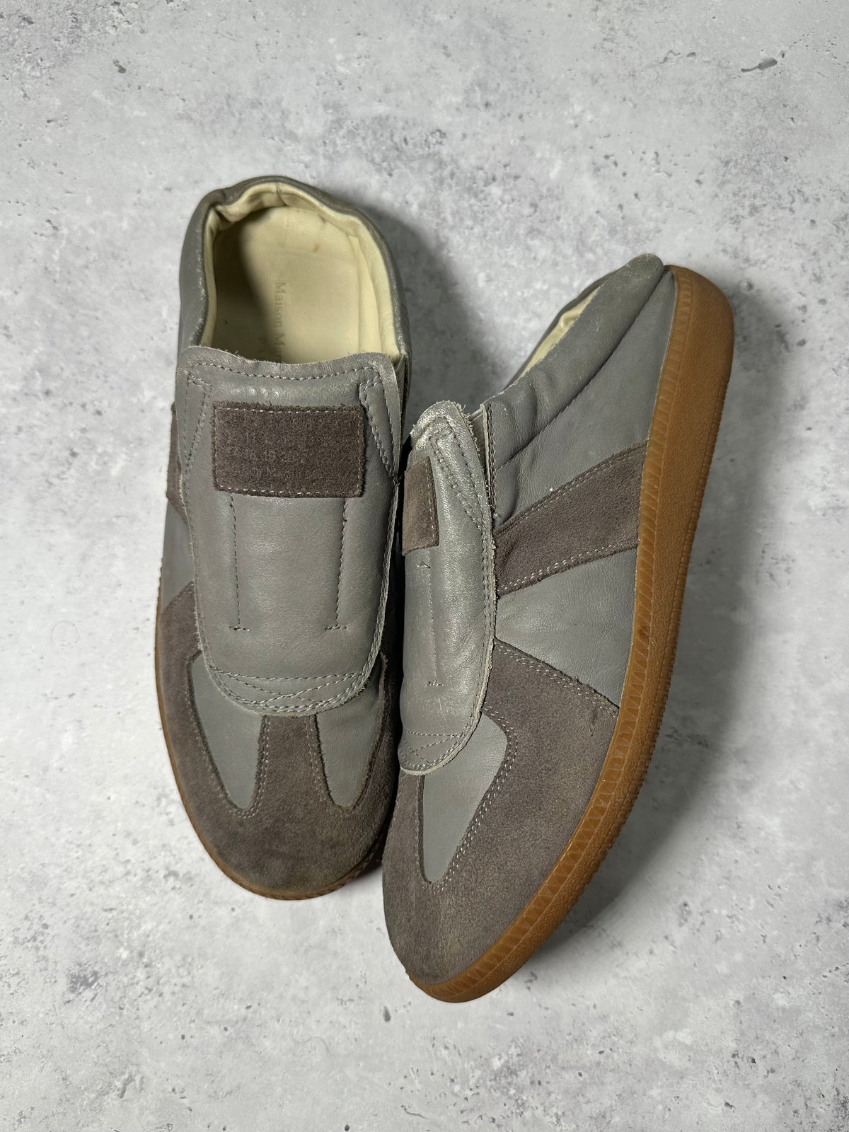 Maison Martin Margiela Slip On GAT Sneakers in Grey (EU42 / UK8 / US9)