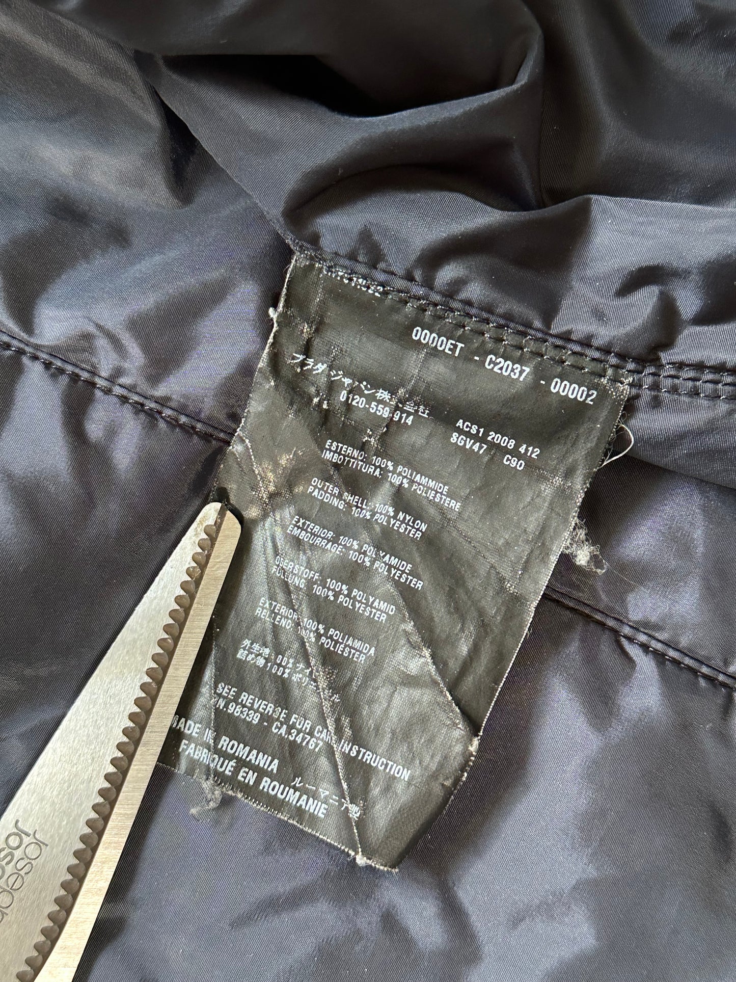 Prada Sport 2008 Astro Technical Padded Jacket (M/L)