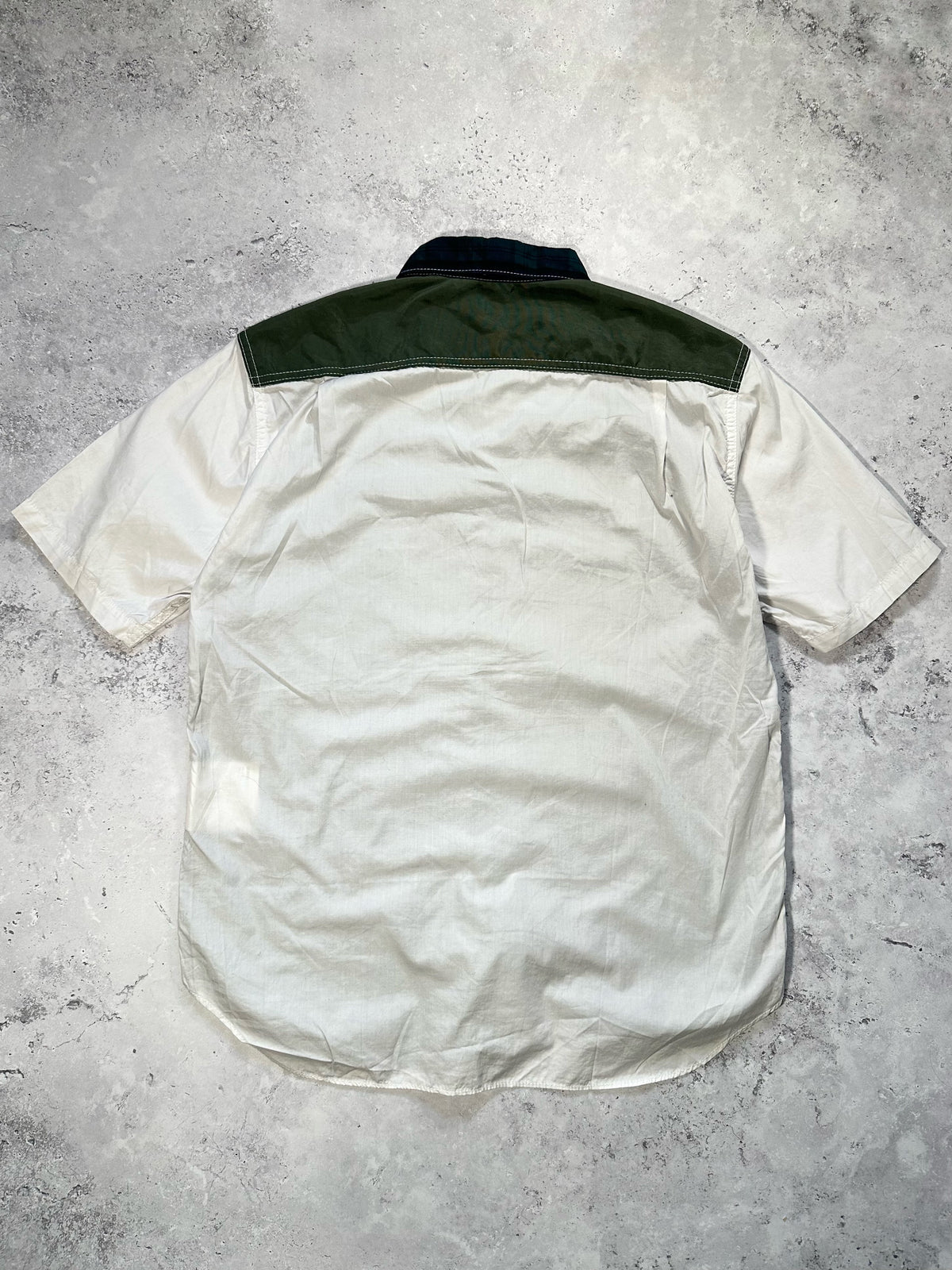 Comme des Garçons Homme 2009 Plaid Nylon Pocket Shirt (L)