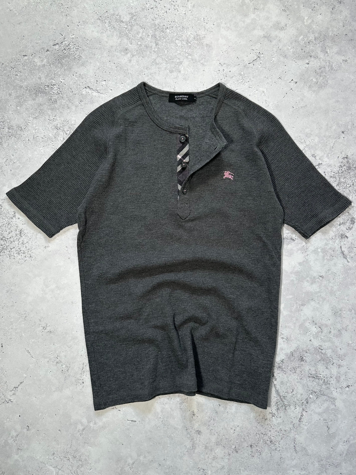 Burberry Black Label 2006 Thermal Henley Tshirt (S-XS)