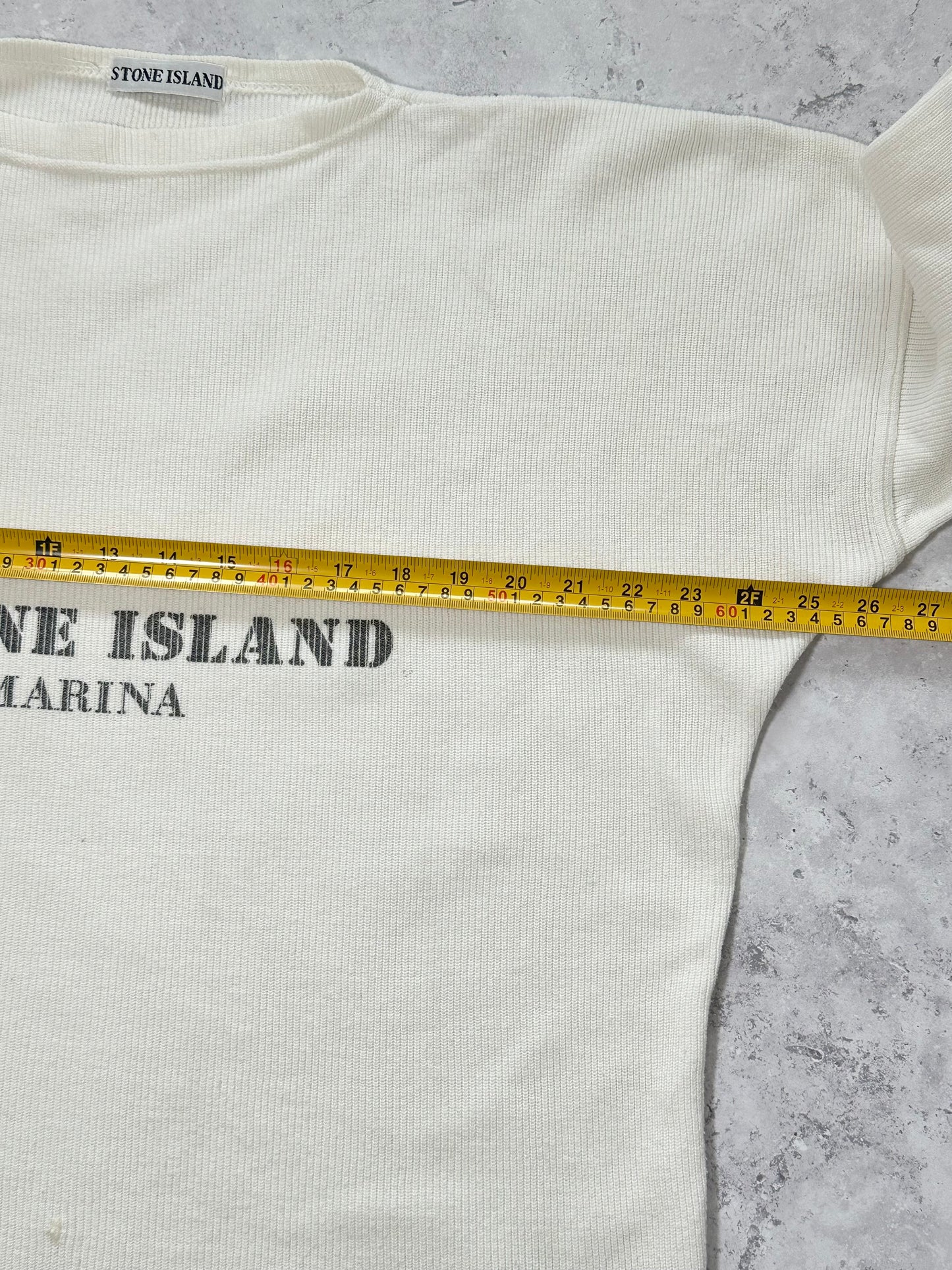 Stone Island Marina 1984 Ribbed Cotton Jumper Sweatshirt