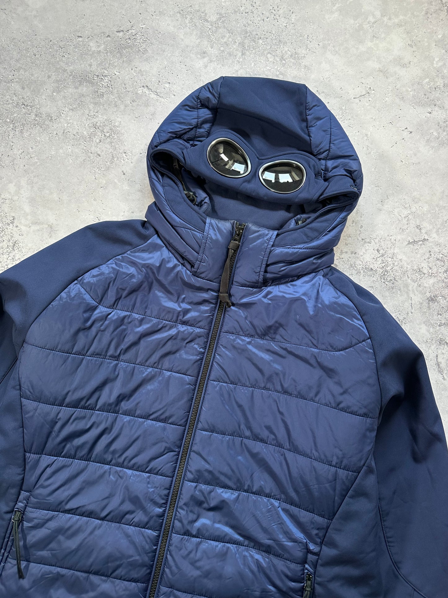 CP Company Soft Shell Goggle Puffer Jacket (XL)