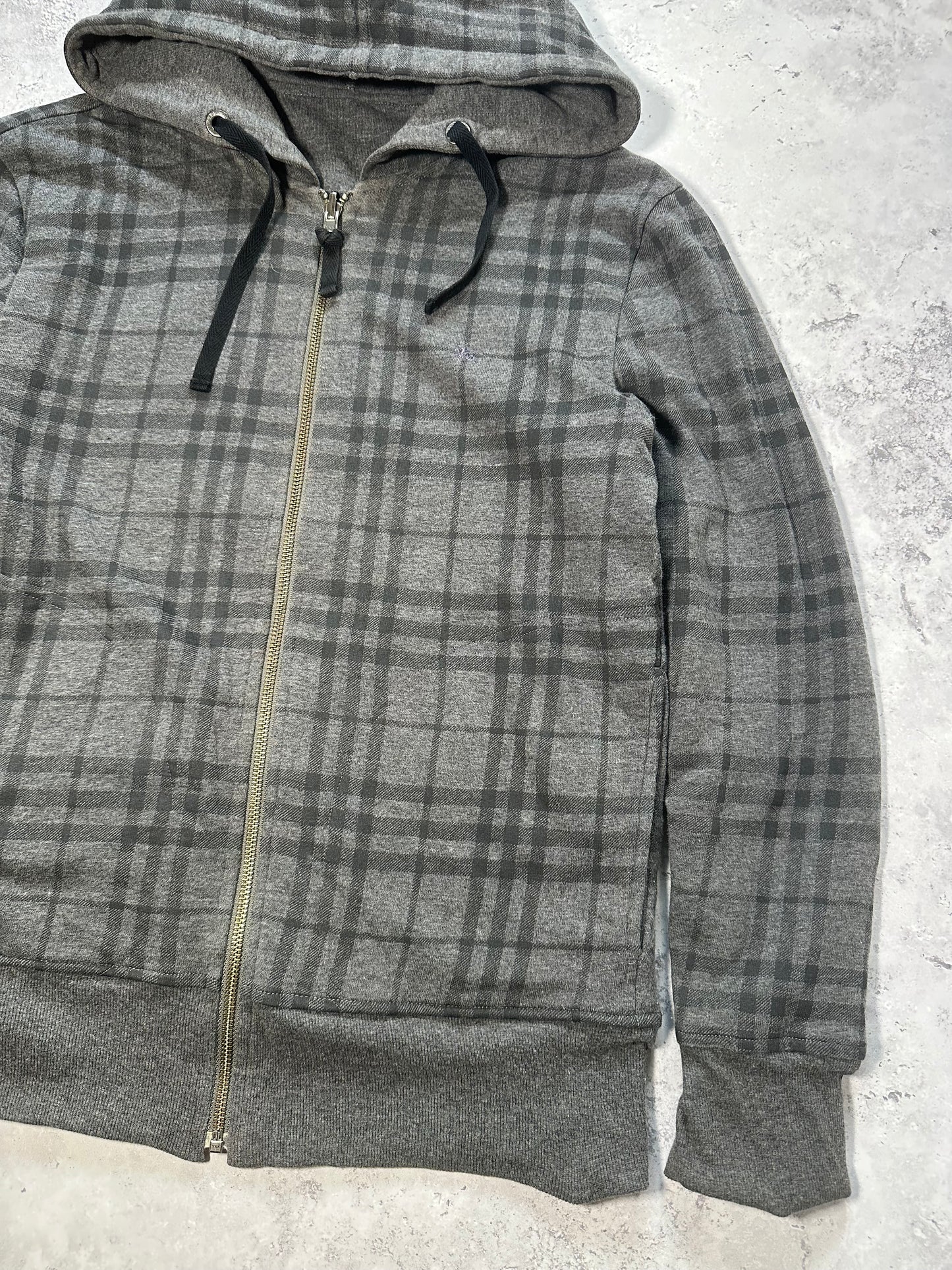 Burberry Black Label 2000s Reversible Zip Hoodie (S)