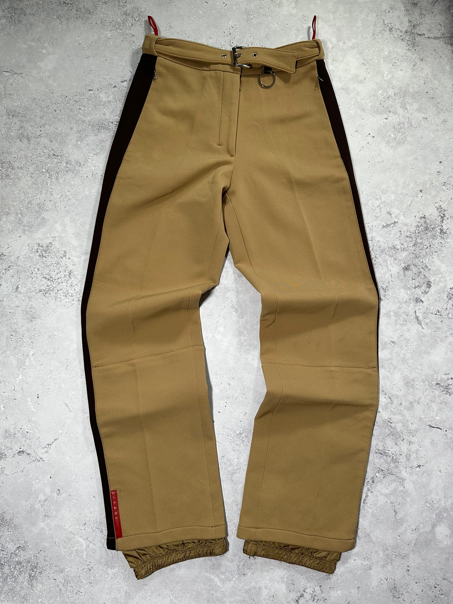 Prada Sport Linea Rossa Beige Technical Trousers (W27-28)