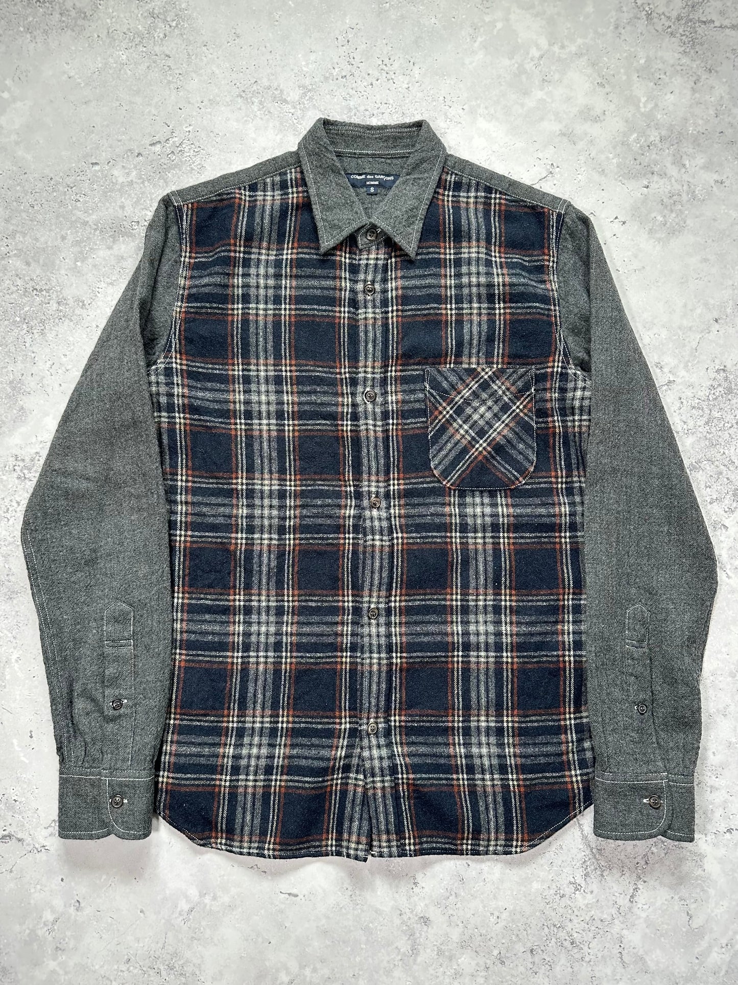 Comme des Garçons Homme AD2013 Plaid Button Up Longsleeve Shirt (S-M)