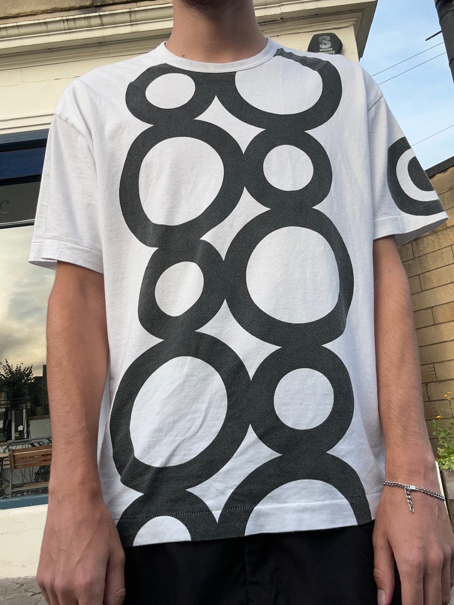 COMME des GARÇONS Homme AD2022 Circle Graphic T-Shirt (L)
