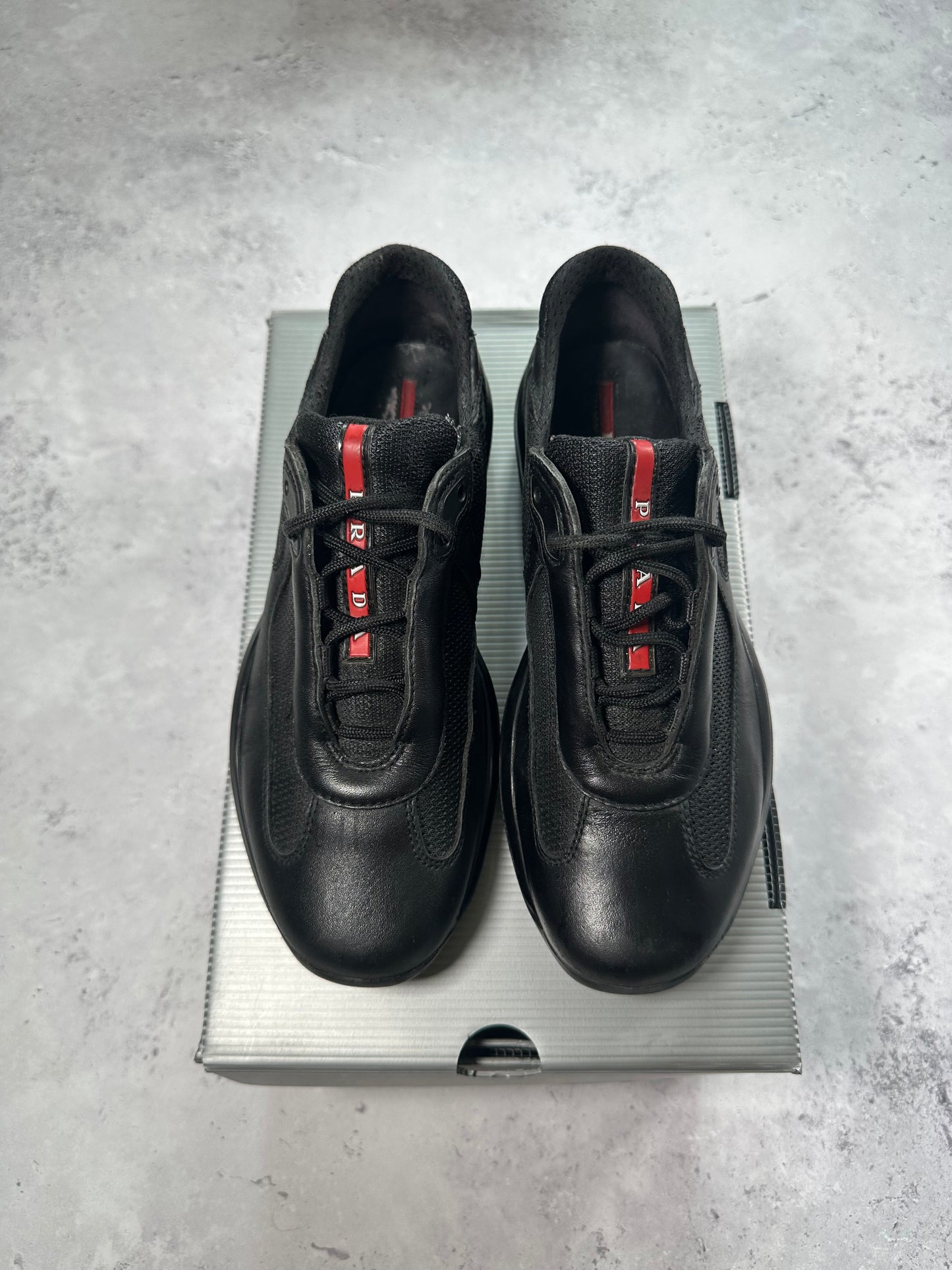 Prada America’s Cup Sneakers in Black (EU37.5, fits EU38.5-39 / UK5.5/6)