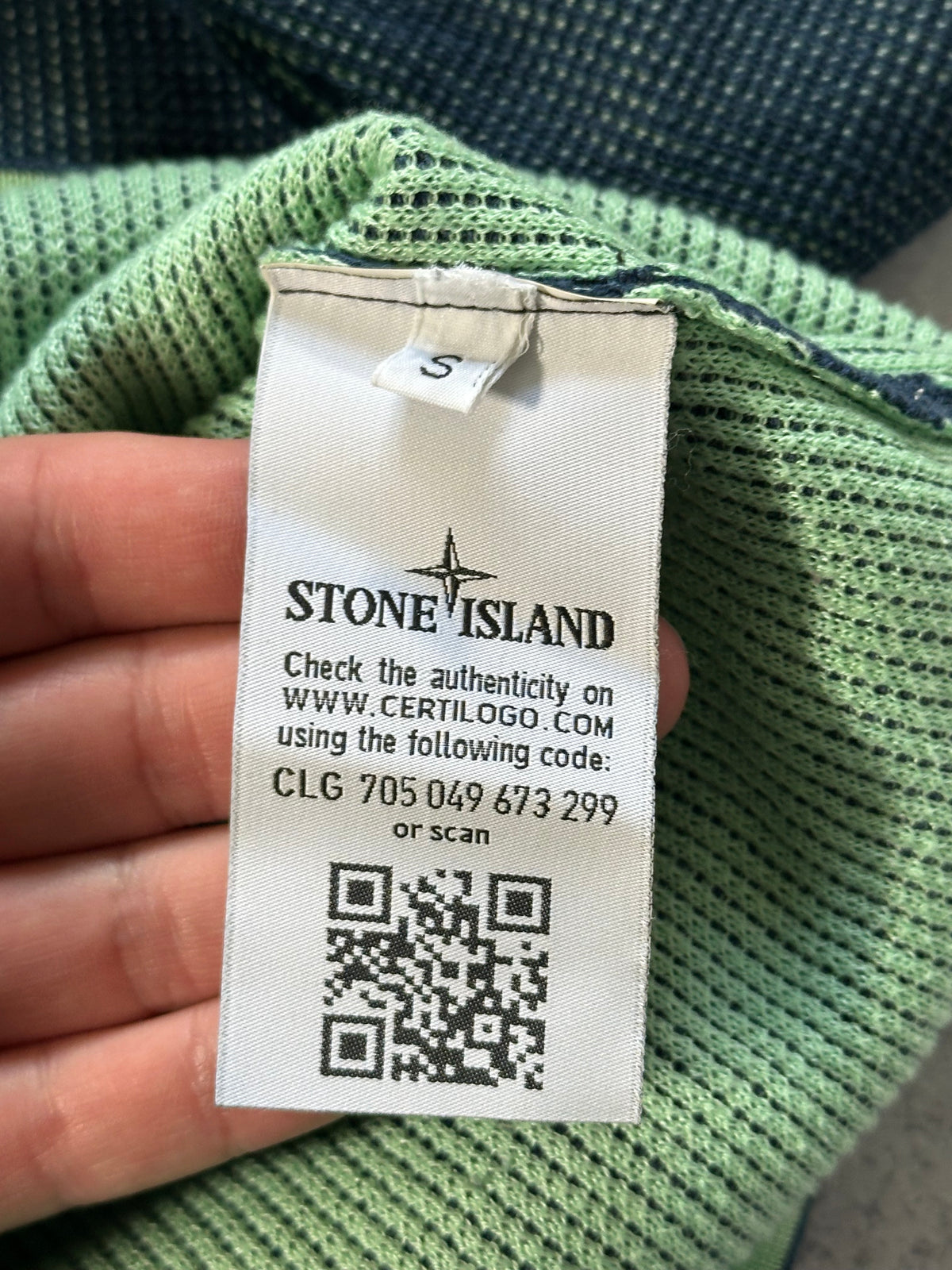 Stone Island 2017 Bicolour Striped Cuff Zip Hoodie (S/M)