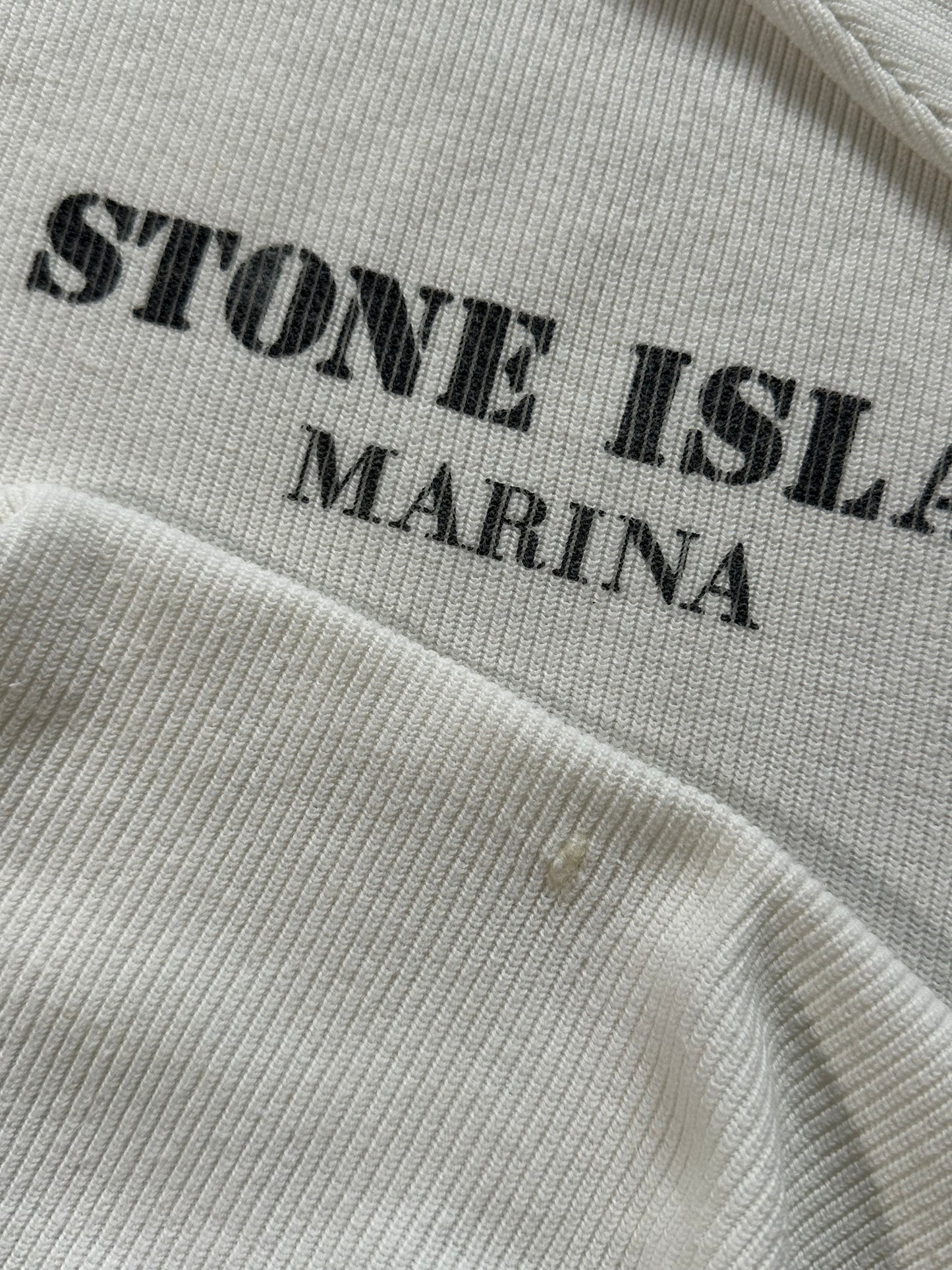 Stone Island Marina 1984 Ribbed Cotton Jumper Sweatshirt