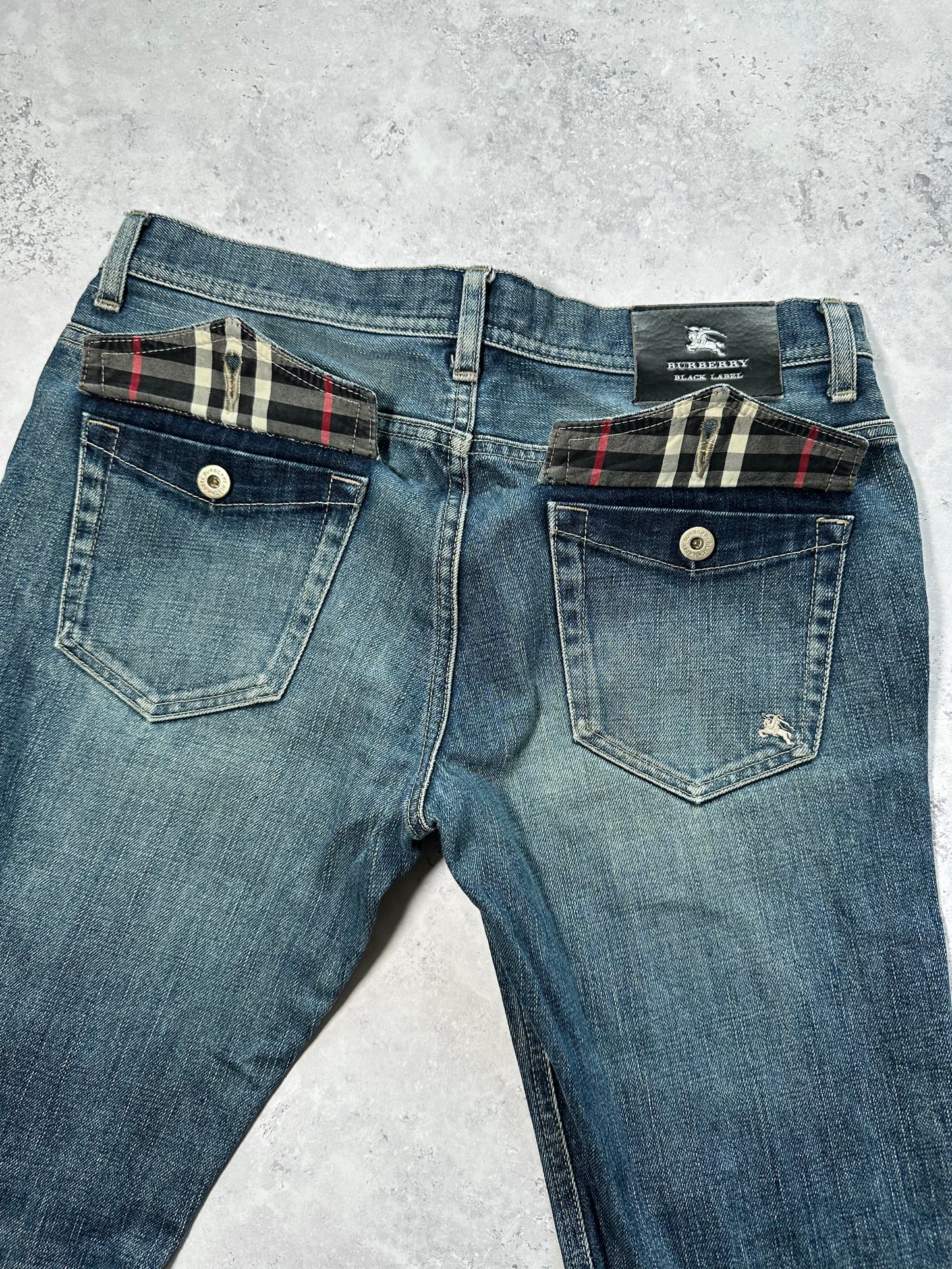 Burberry Black Label 2007 Pocket Check Jeans W30 L32