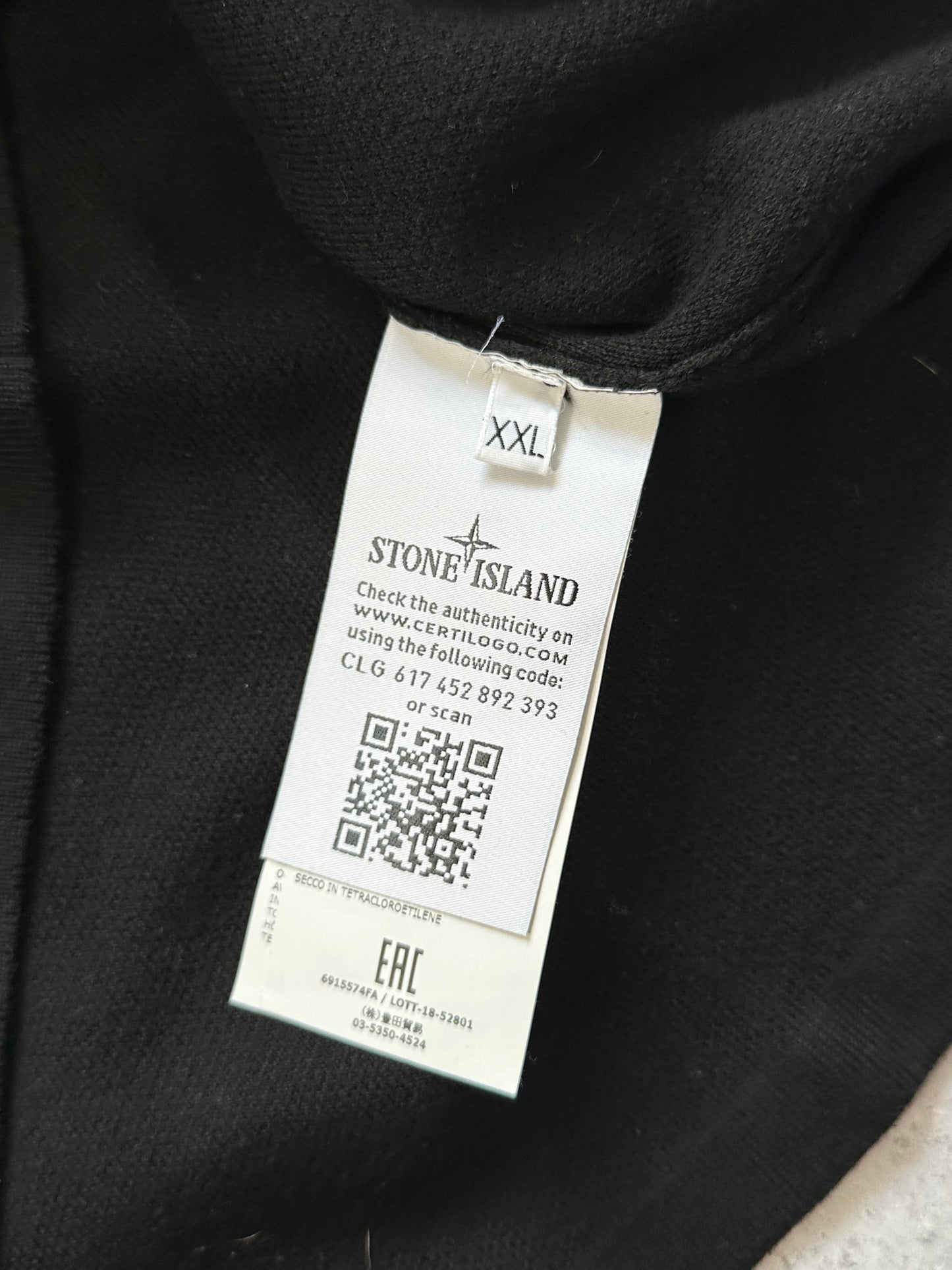 Stone Island AW2018 Ghost Sweatshirt (tagged XXL, fits XL)