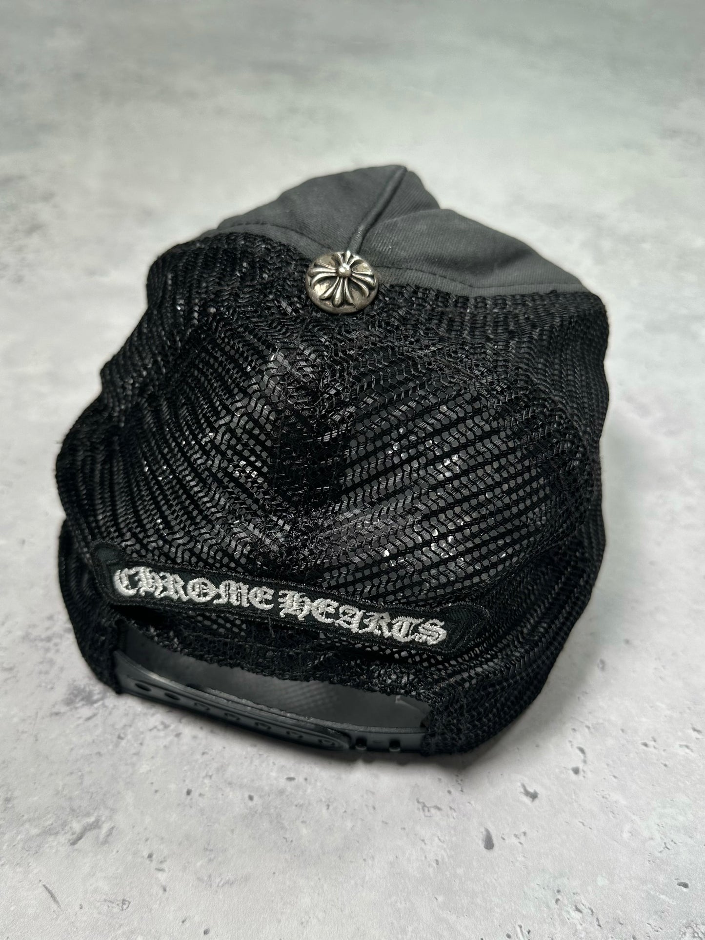 Chrome Hearts Old English Trucker Cap