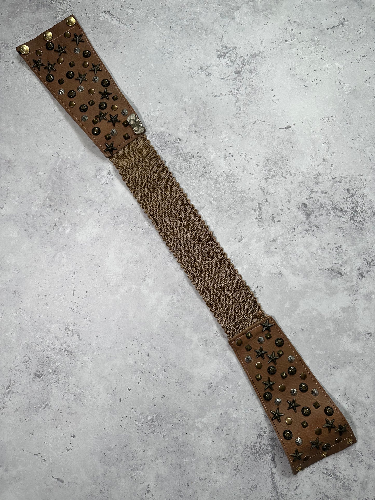 Roberto Cavalli Studded Leather Belt