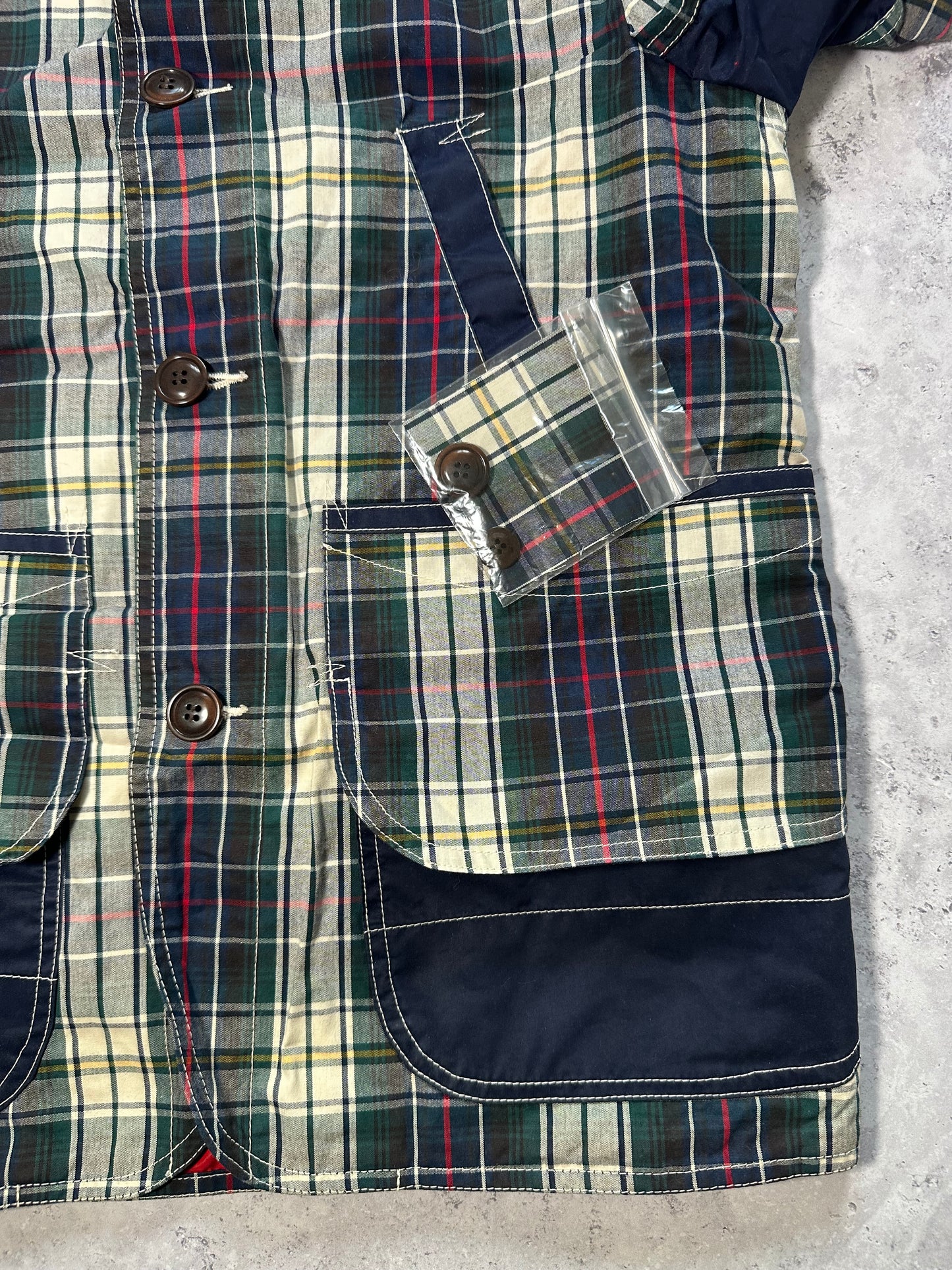 Junya Watanabe MAN Comme des Garçons AD2011 Plaid Tartan Hunting Jacket (S-M)