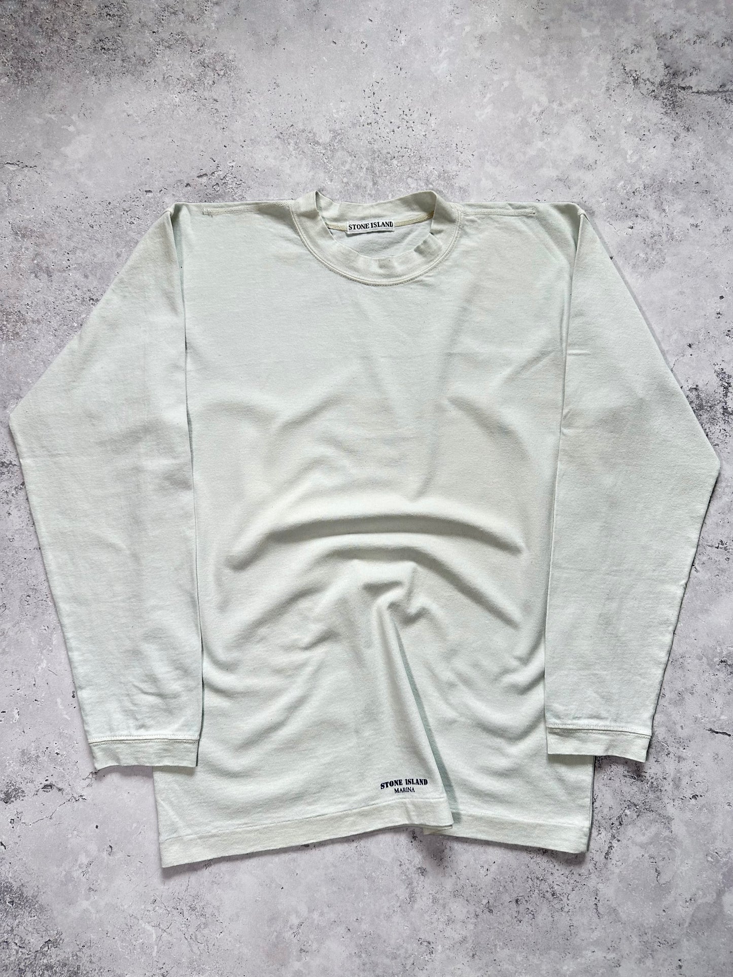 Stone Island Marina 1990s Thick Cotton Longsleeve Tshirt (M/L)
