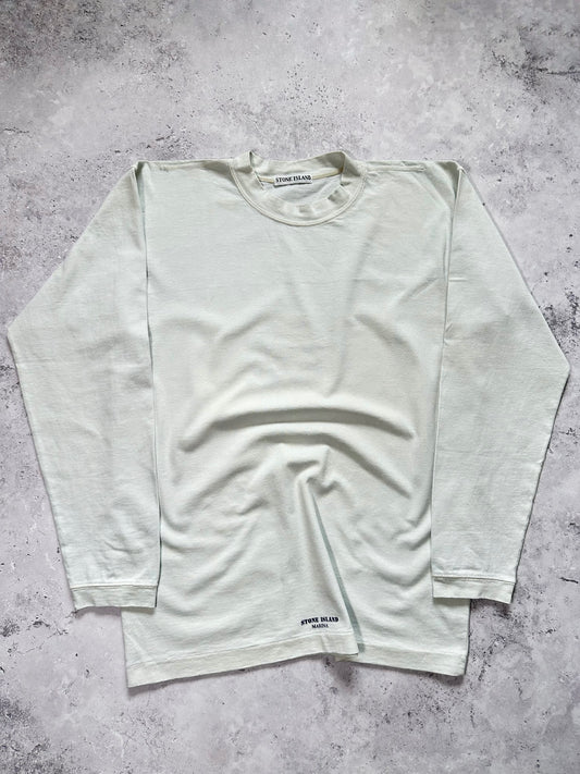 Stone Island Marina 1990s Thick Cotton Longsleeve Tshirt (M/L)