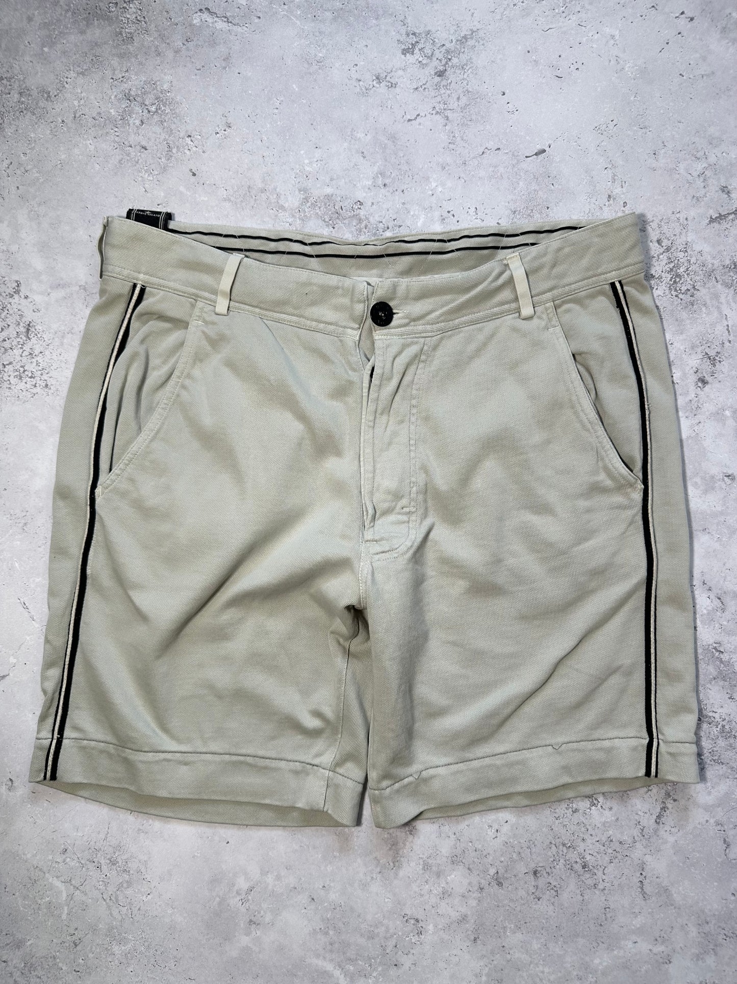Stone Island SS2009 Cotton Side Stripe Shorts