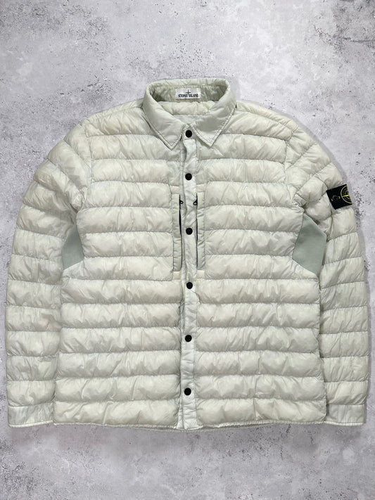 Stone Island AW2017 Garment Dyed Micro Yarn Down Puffer Jacket (XL)
