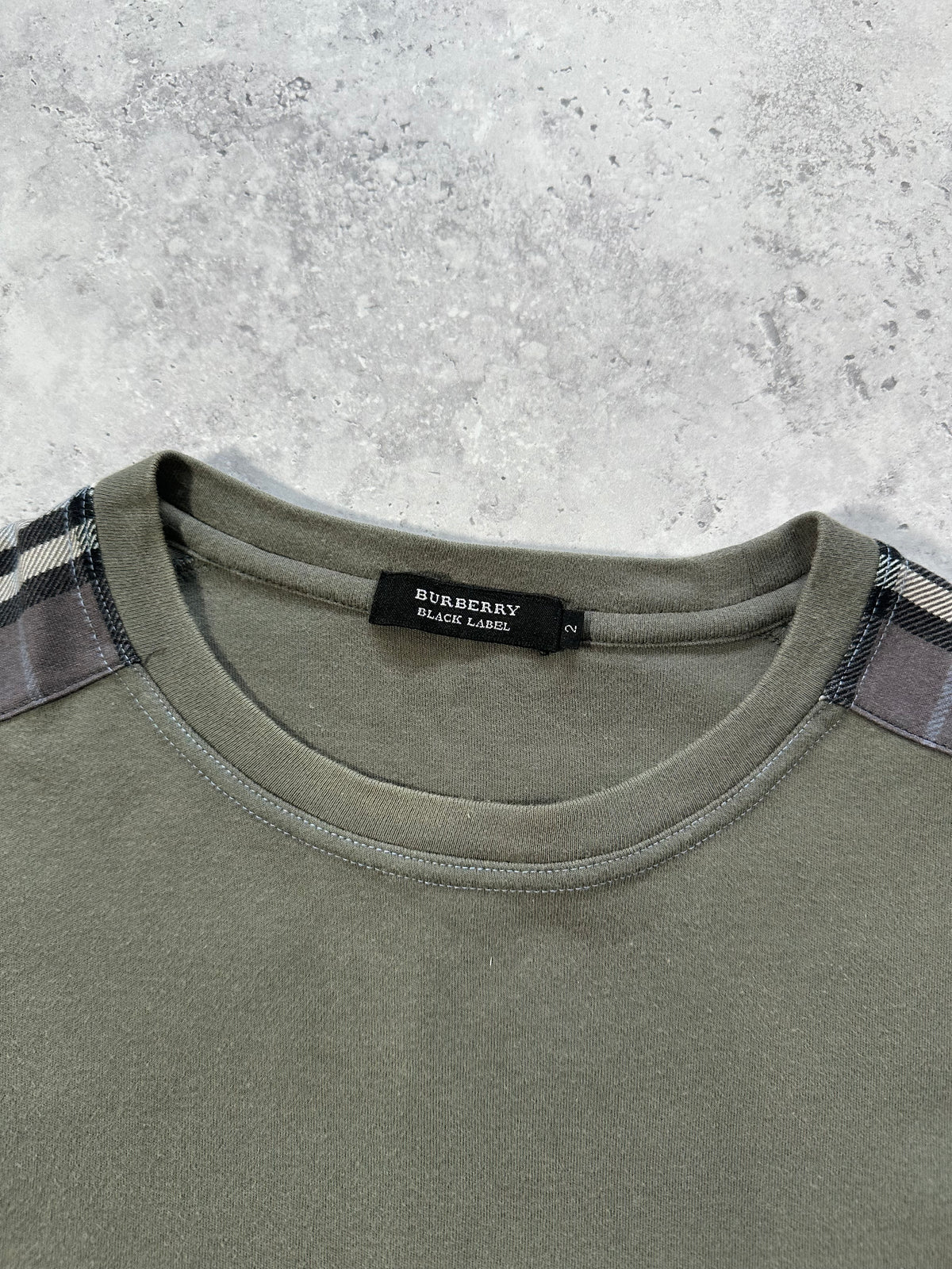 Burberry Black Label 2008 Shoulder Check Longsleeve Tshirt (S)