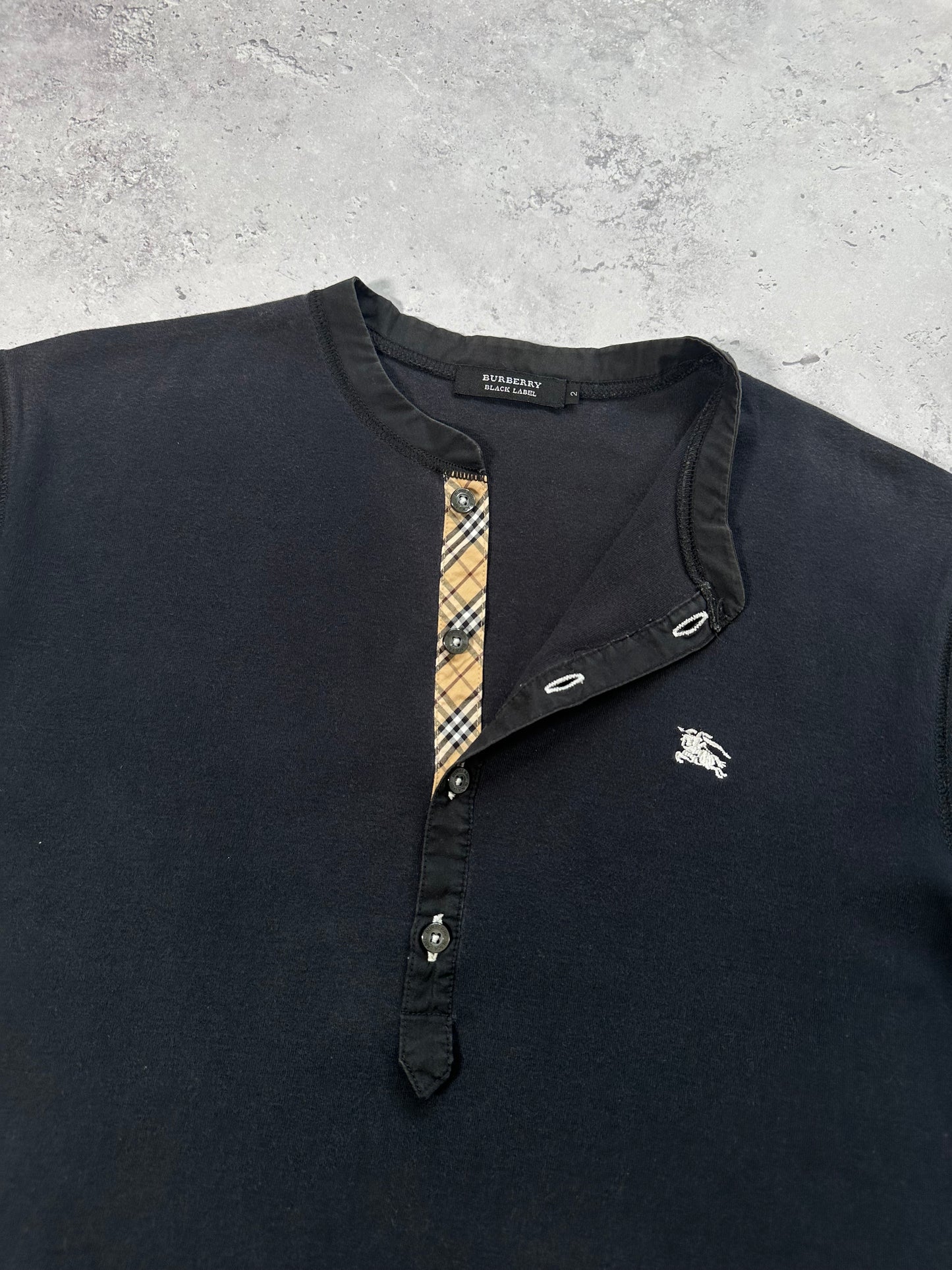 Burberry Black Label Henley T-Shirt (S)