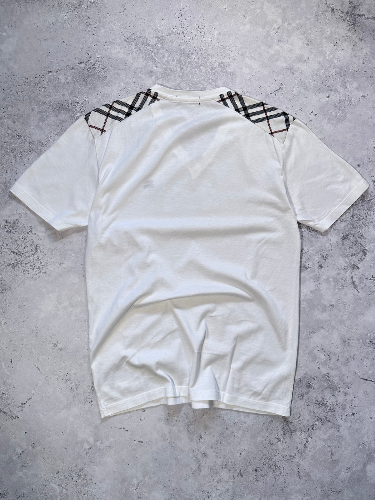 Burberry Black Label 2008 Shoulder Check Tshirt (S)