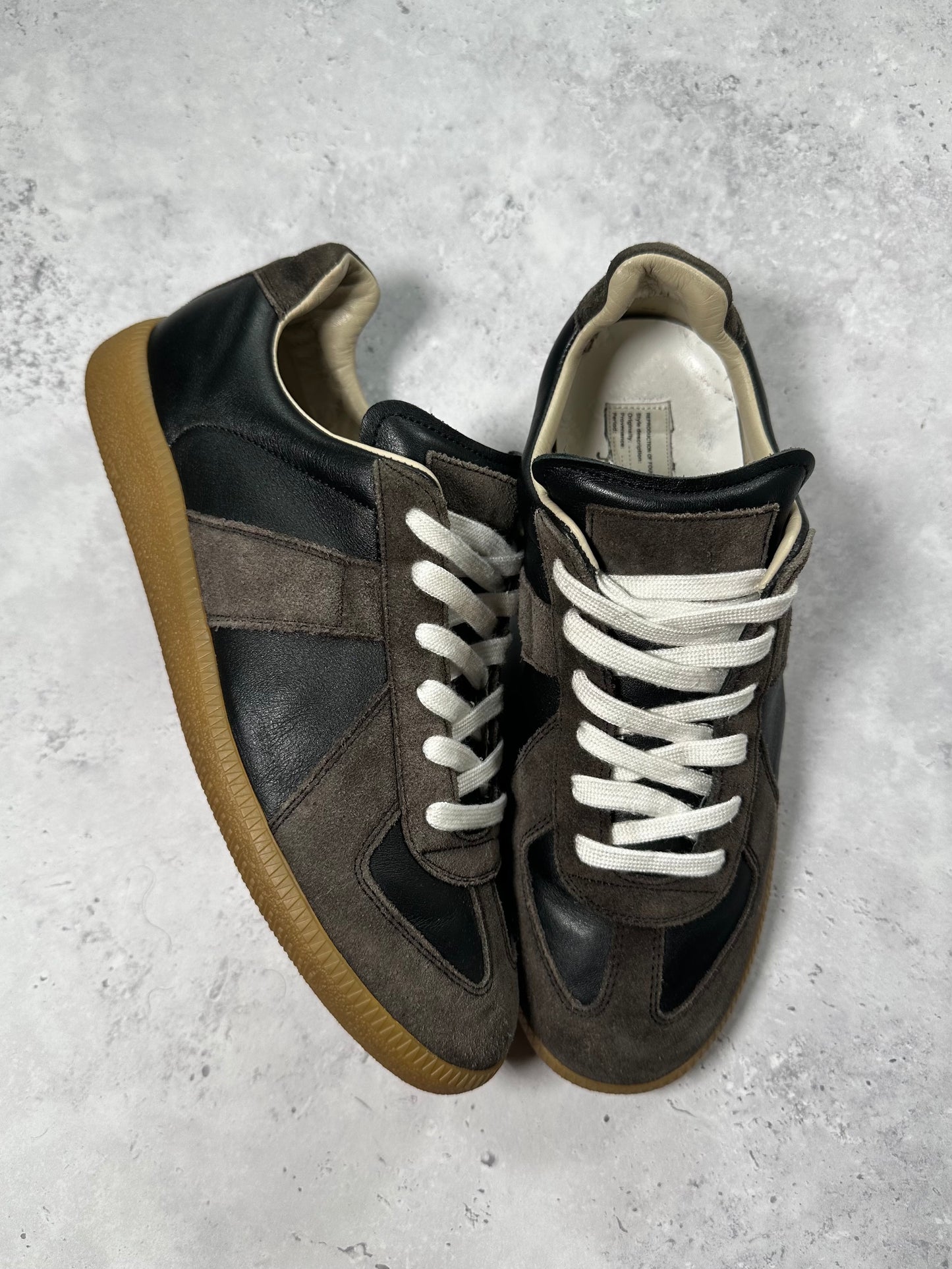 Maison Margiela Coffee GAT Low Sneakers (EU 40 / UK 6 / US 7, insole 26.5cm=EU41)