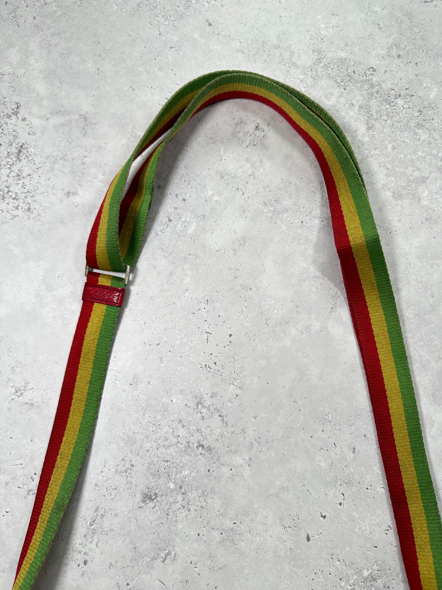 Christian Dior Rasta Trotter Monogram Messenger Bag by John Galliano