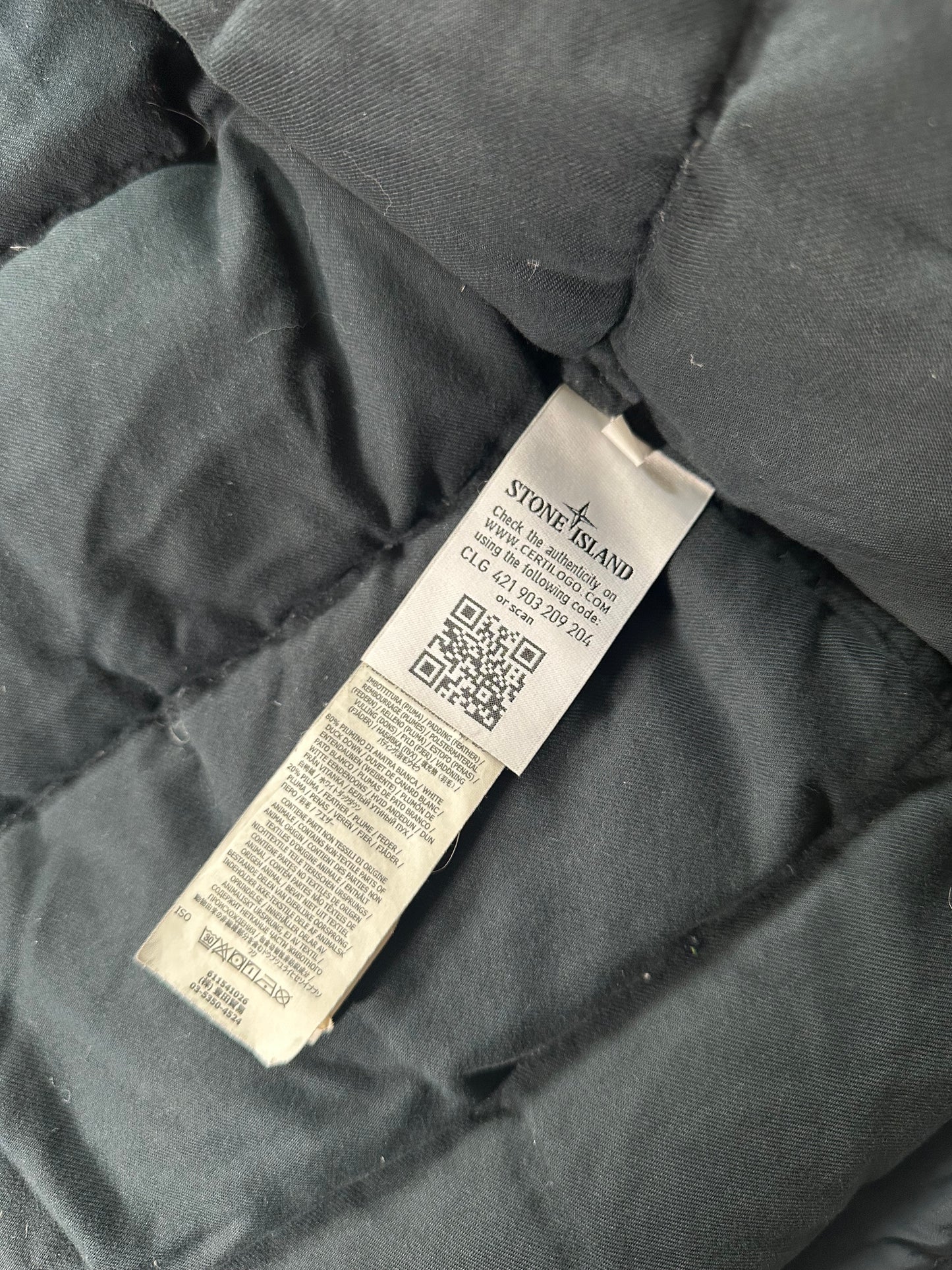 Stone Island 2014 Micro Reps Down Puffer Jacket (M)