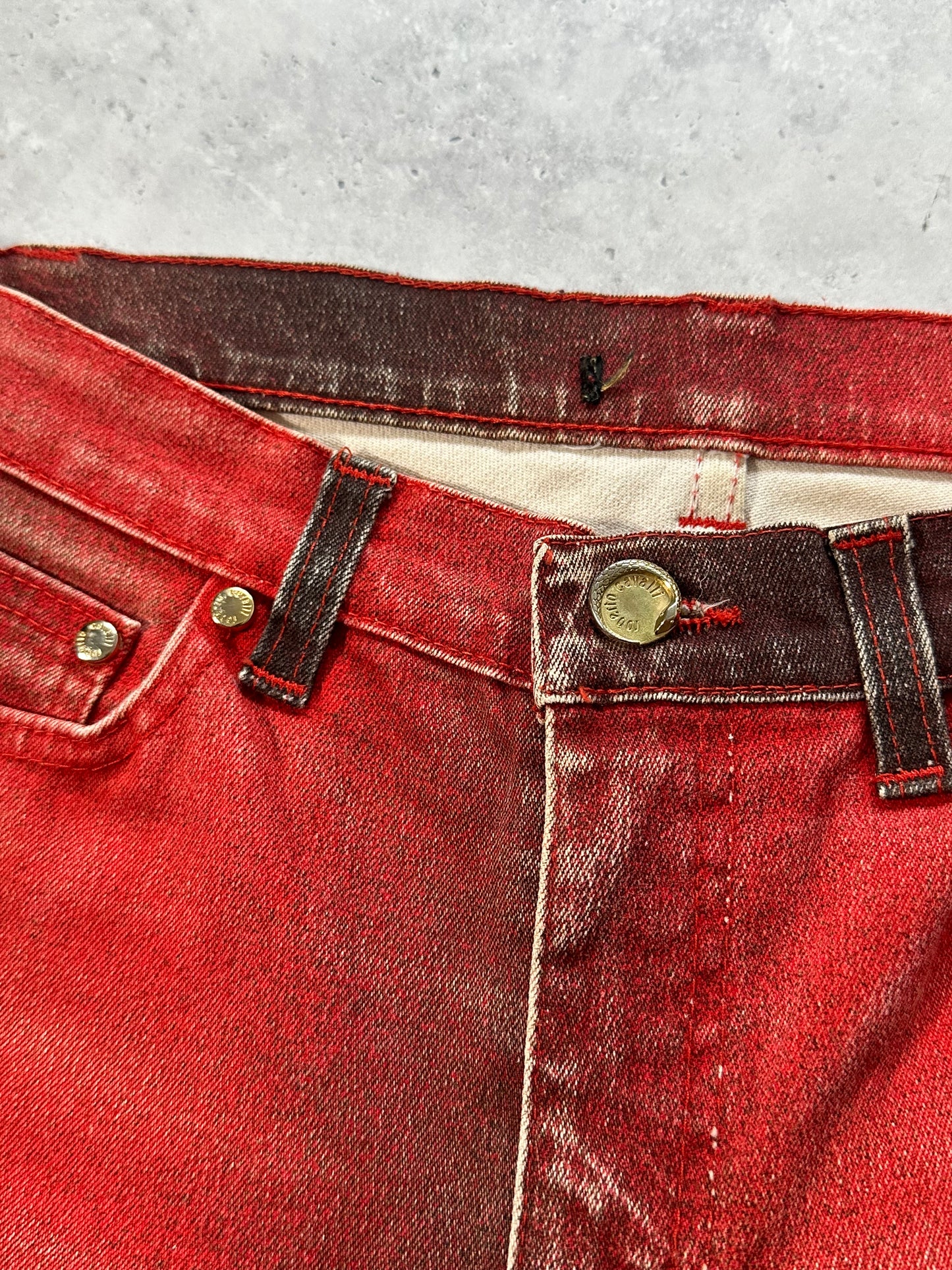 Roberto Cavalli 2002 Gradient Jeans / Trousers (XS)