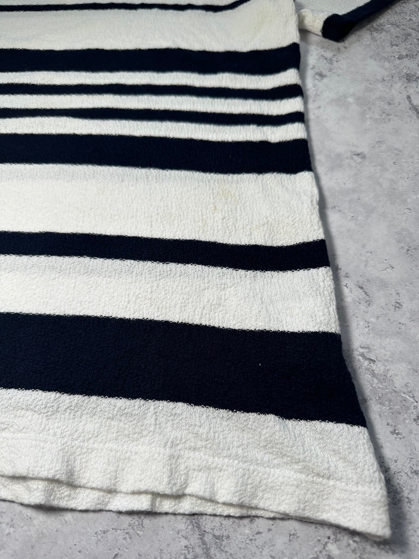 Burberry Black Label Crestbridge Terry Cloth Stripe Tshirt