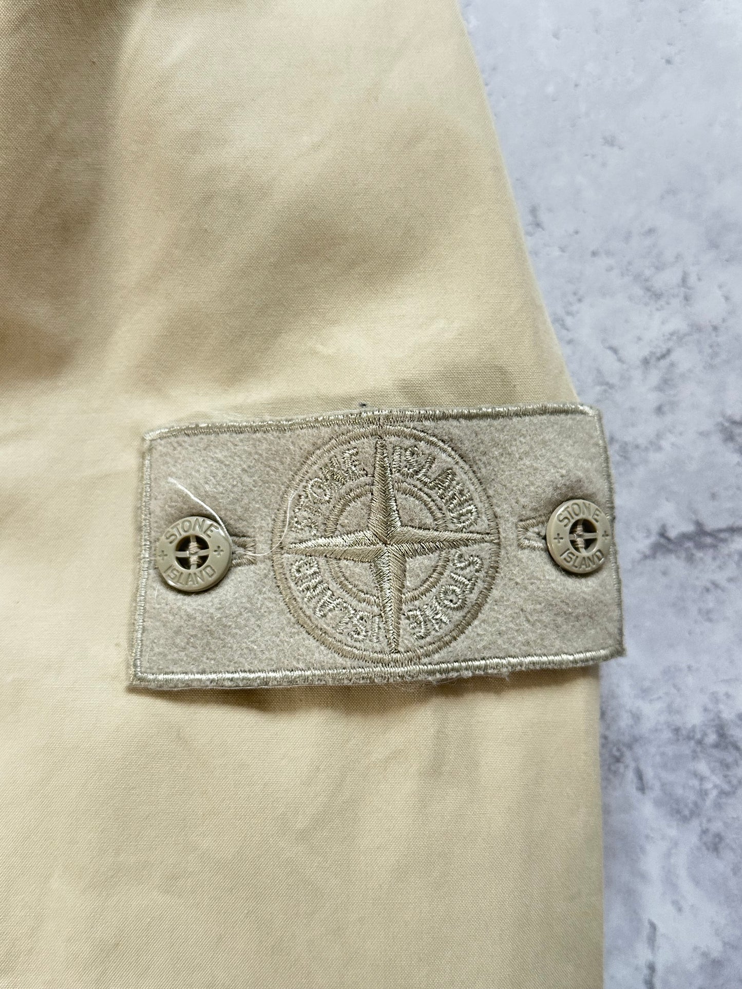 Stone Island SS2023 Ghost Piece O-Ventile Fishtail Parka Jacket (M / L)