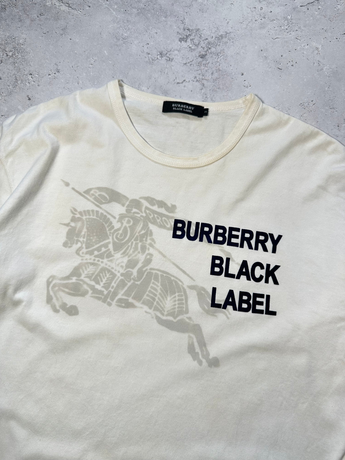 Burberry Black Label 2008 Spellout Longsleeve Tshirt (M)