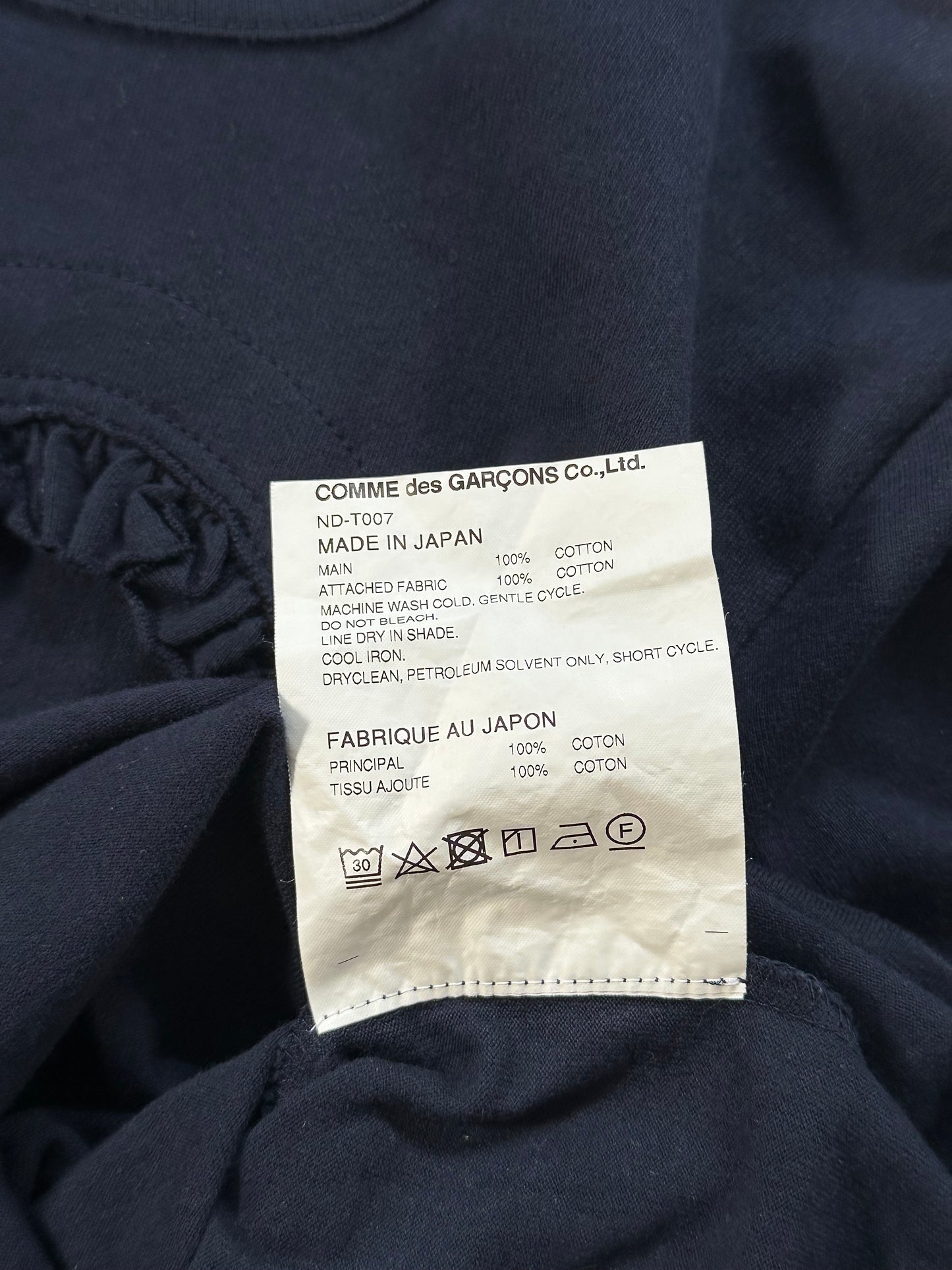 Comme des Garçons Girl Heart Hole Longsleeve Tshirt (M)