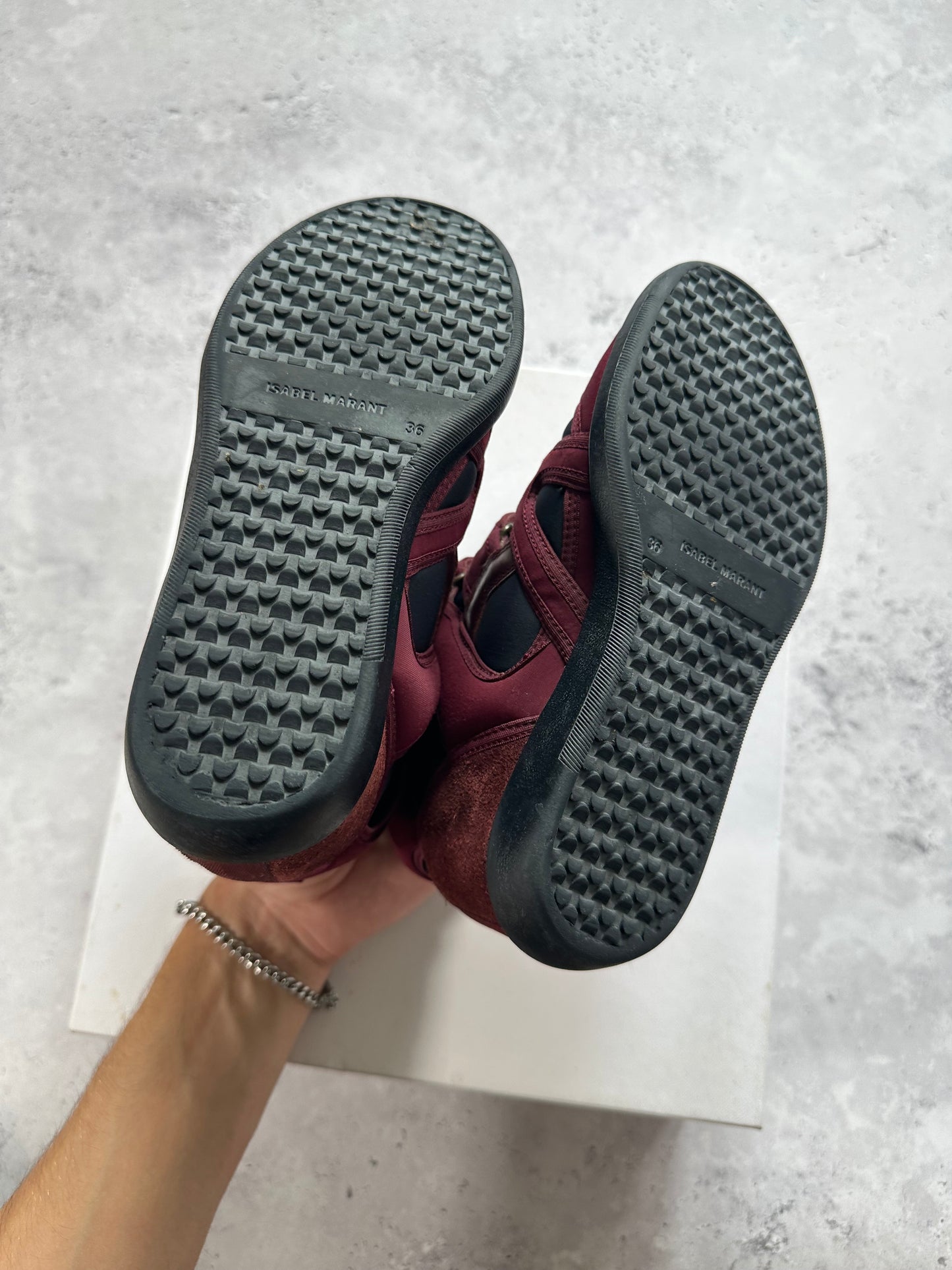 Isabel Marant High Top Triple Strap Sneakers