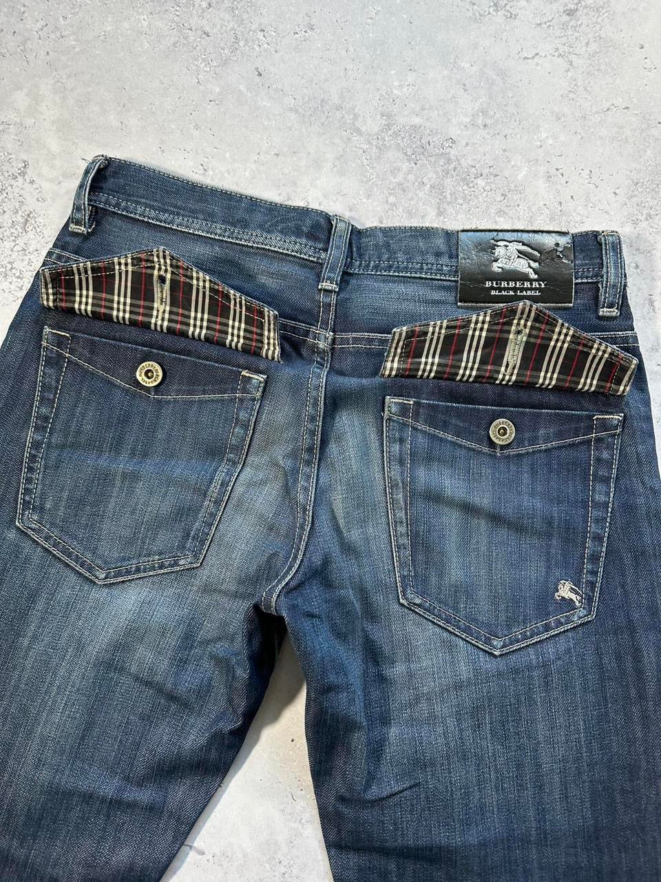 Burberry Black Label Pocket Check Jeans