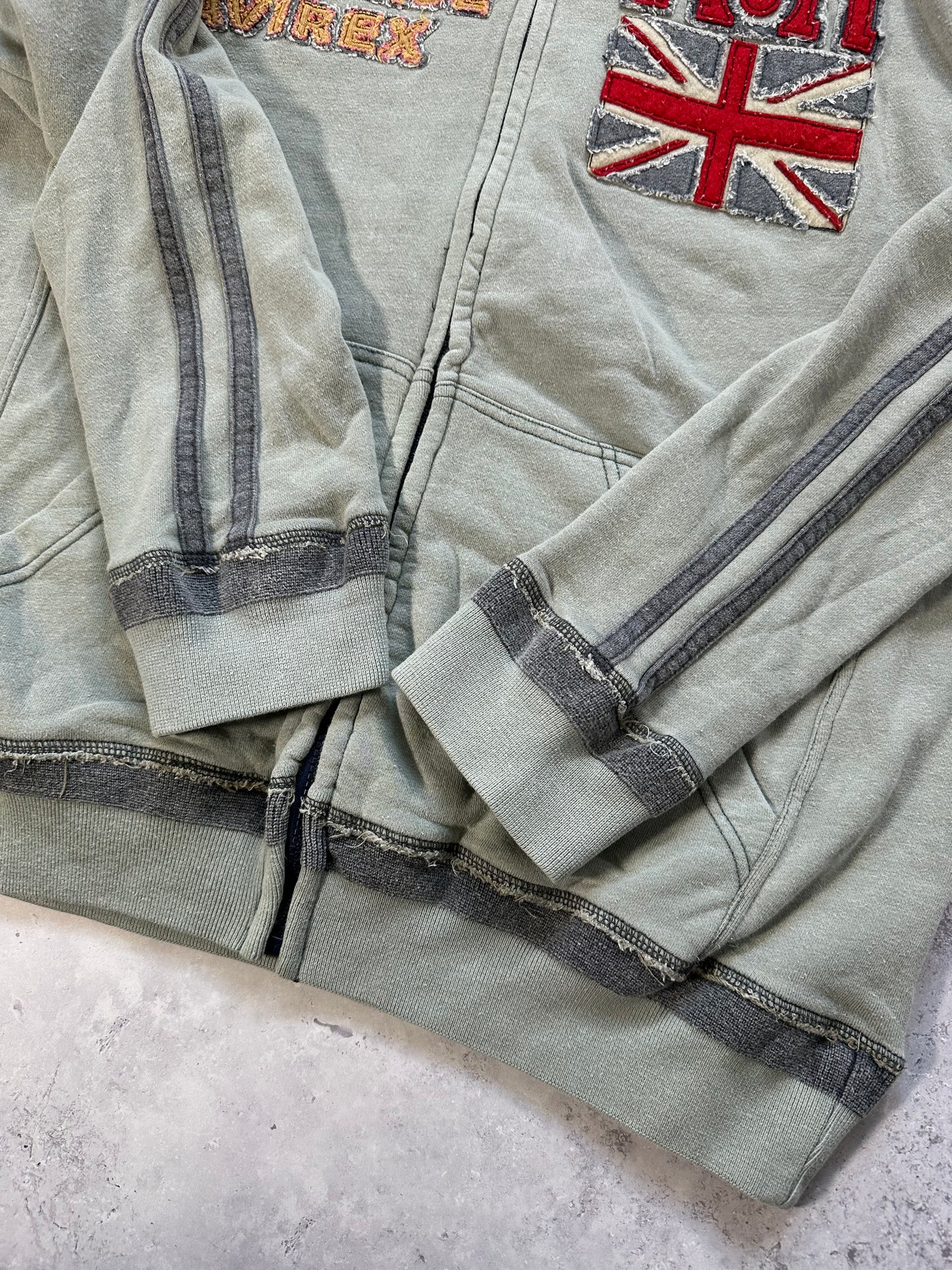 Avirex 90’s Union Jack Full Zip Hoodie