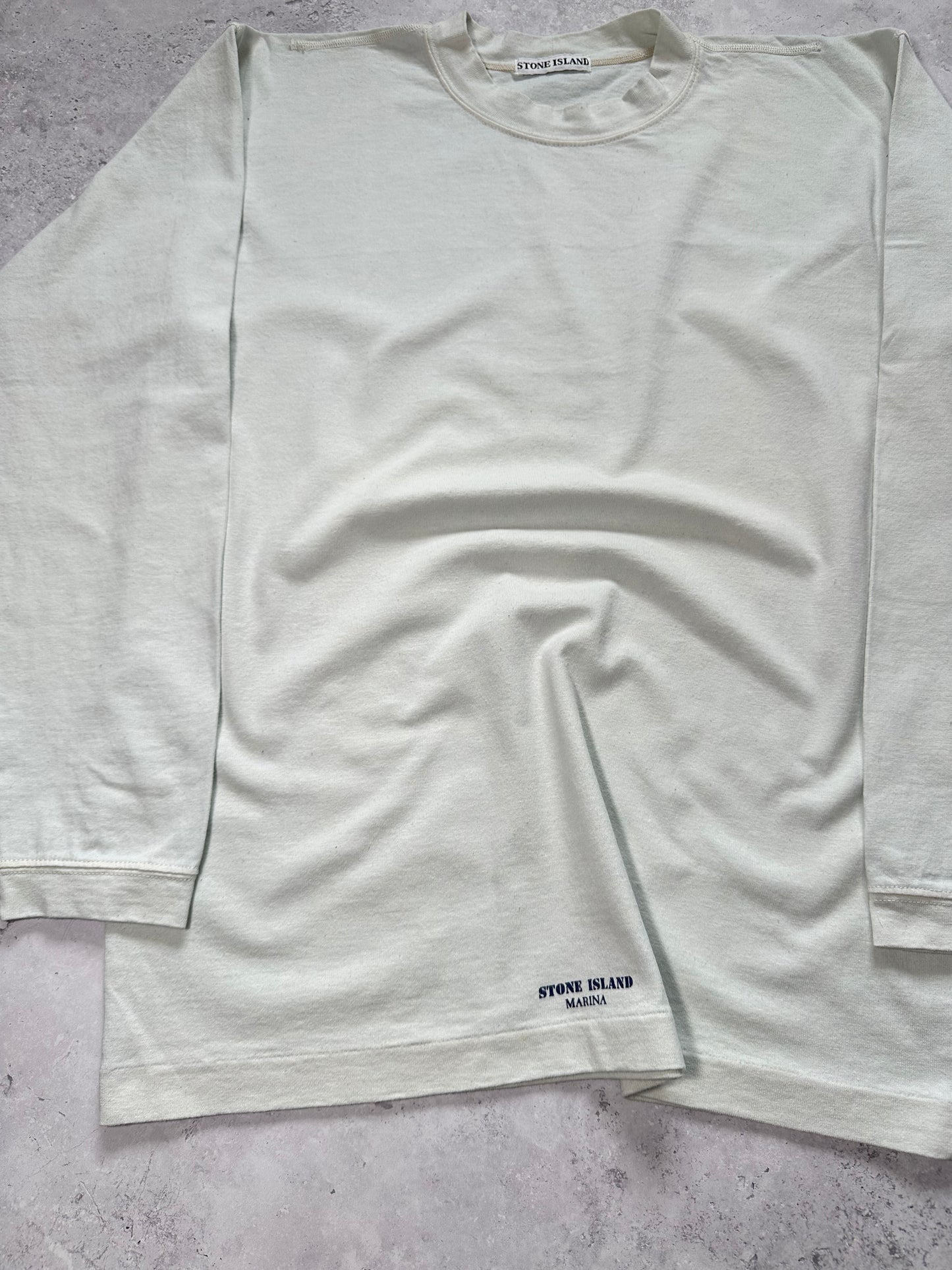 Stone Island Marina 1990s Thick Cotton Longsleeve Tshirt (M/L)