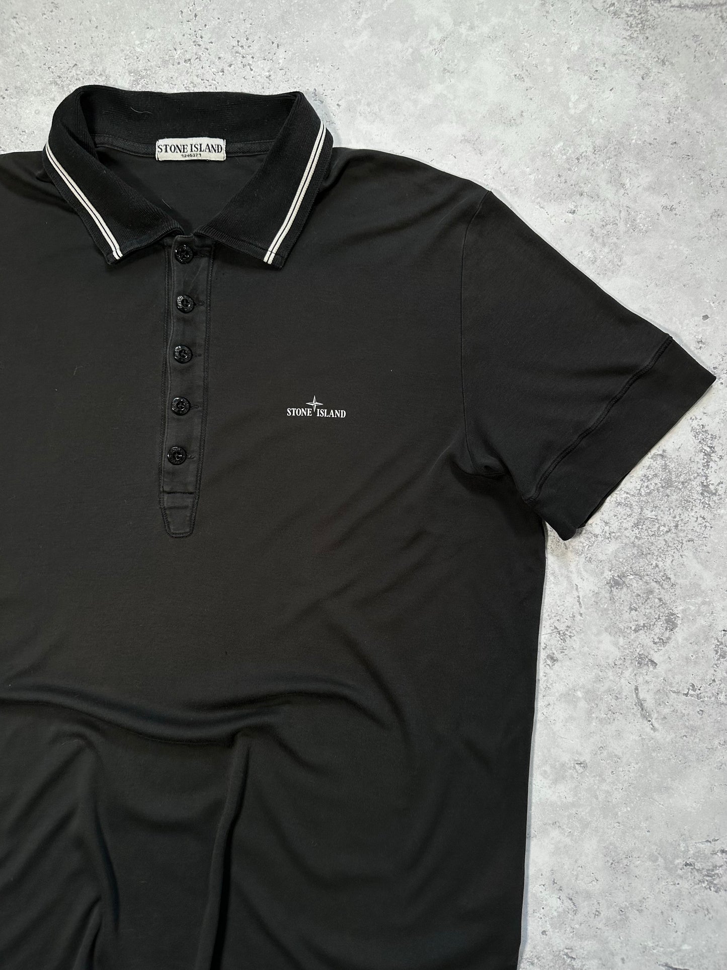 Stone Island SS2008 Spellout Polo Shirt (L)