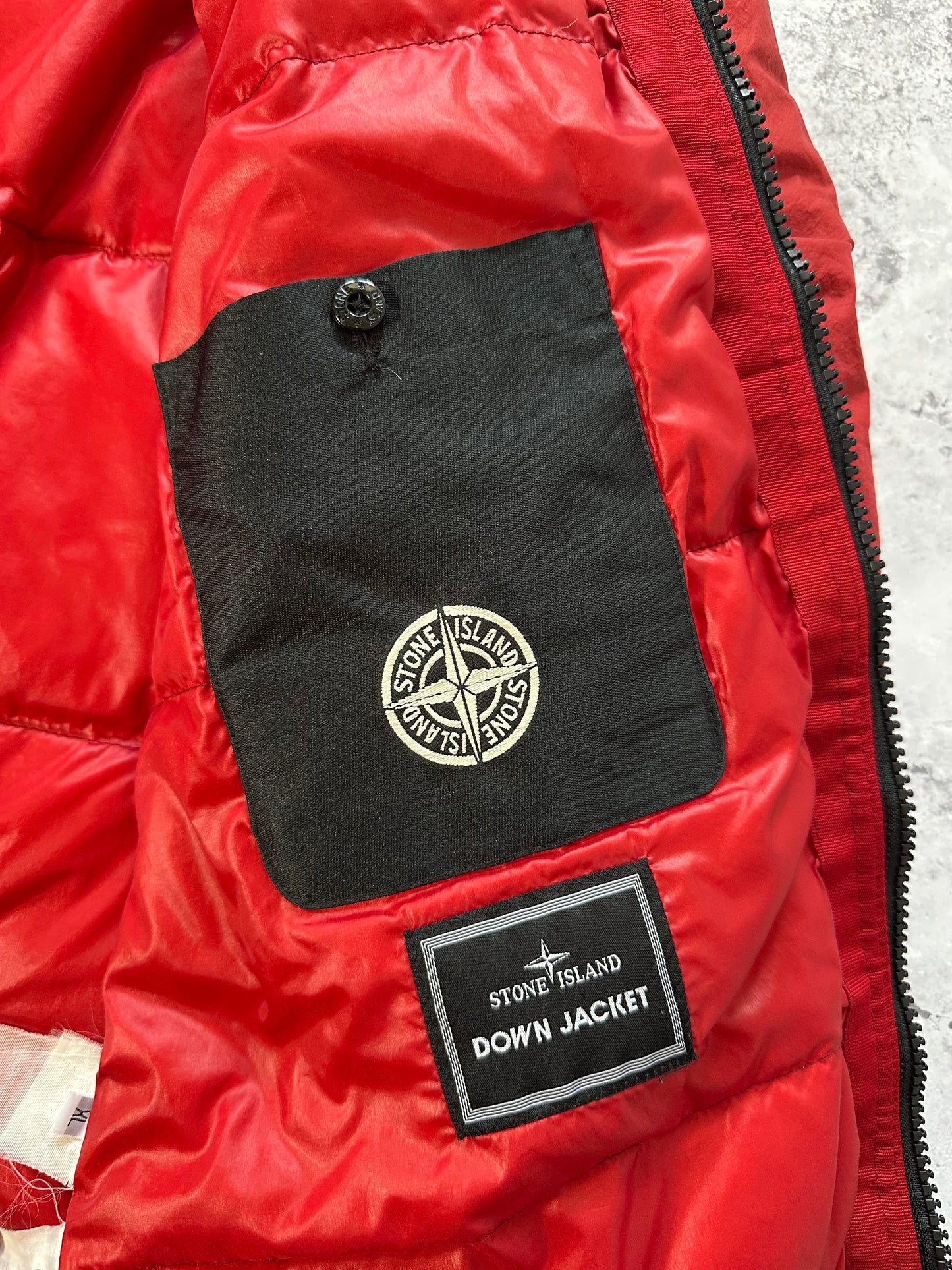 Stone Island AW2009 Mesh Badge Goose Down Puffer Jacket