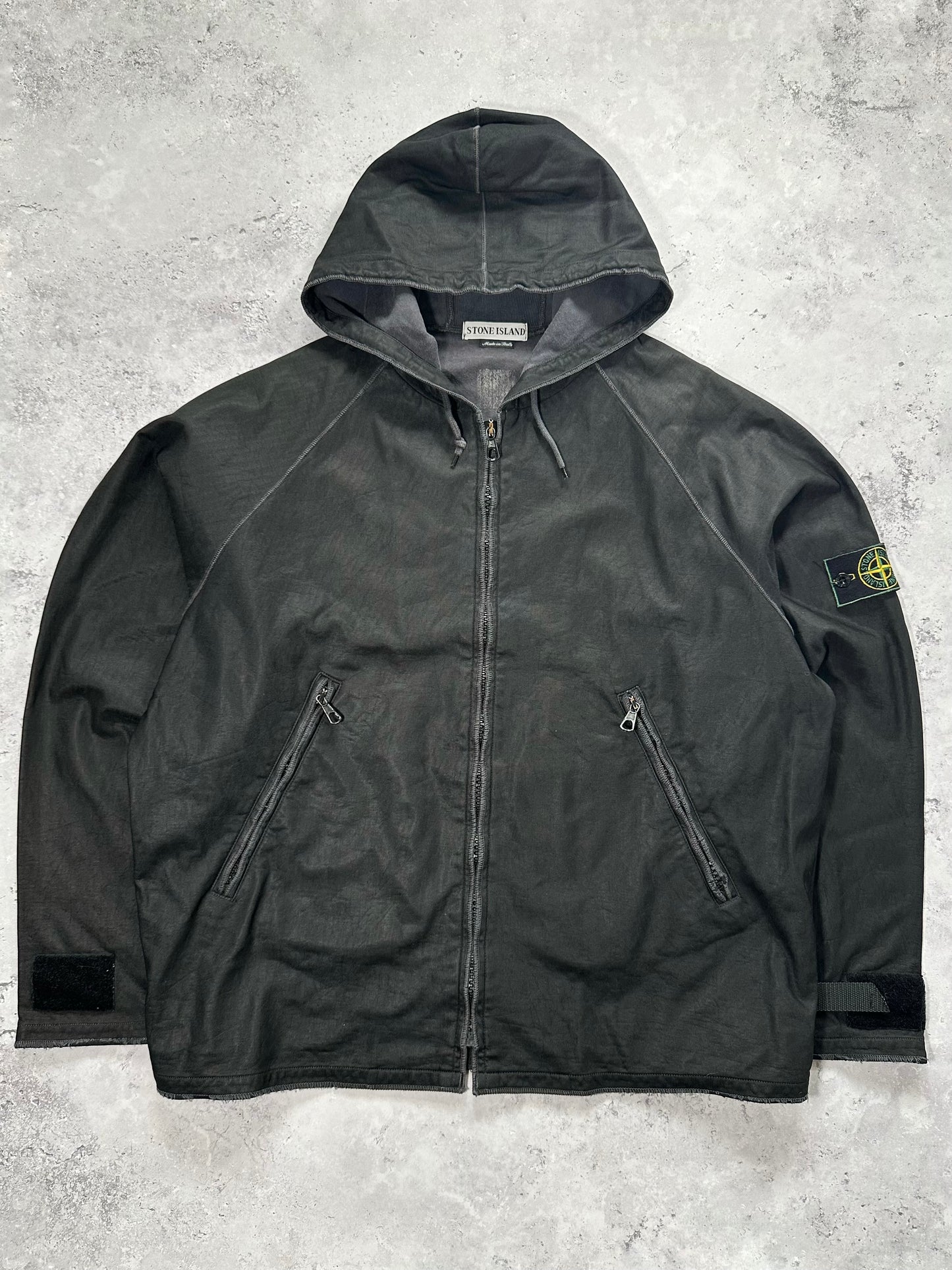 Stone Island SS1996 Nylam Zip Hooded Jacket