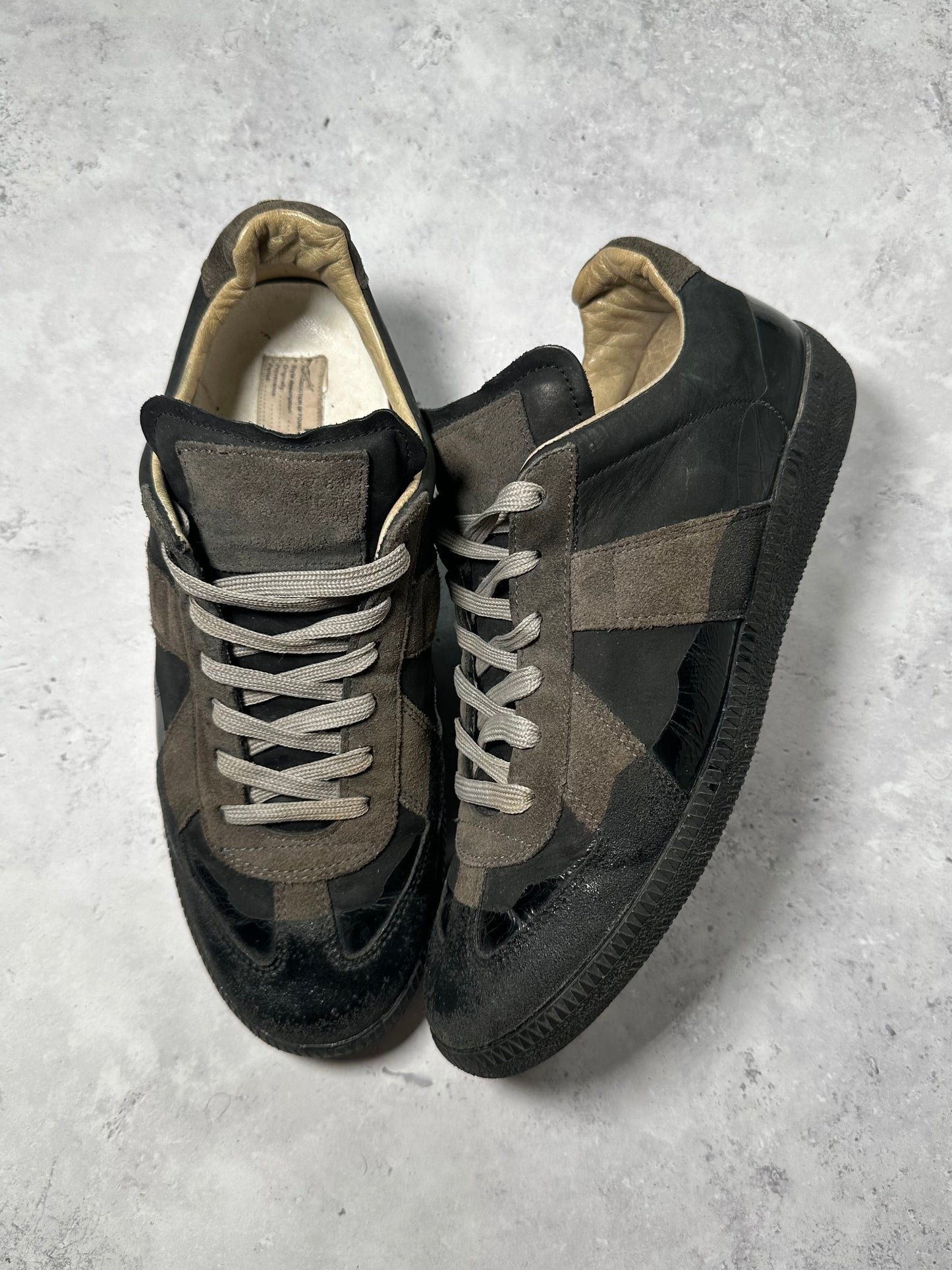 Maison Margiela Dipped Paint GAT Low Sneakers (EU 41 / UK 7-7.5 / US 8-8.5)