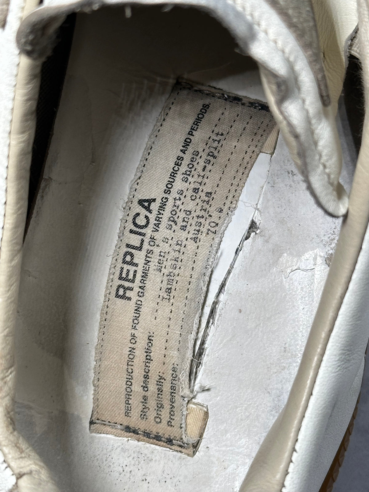 Maison Margiela OG White GAT Low Sneakers (EU42 / UK8 / US9)