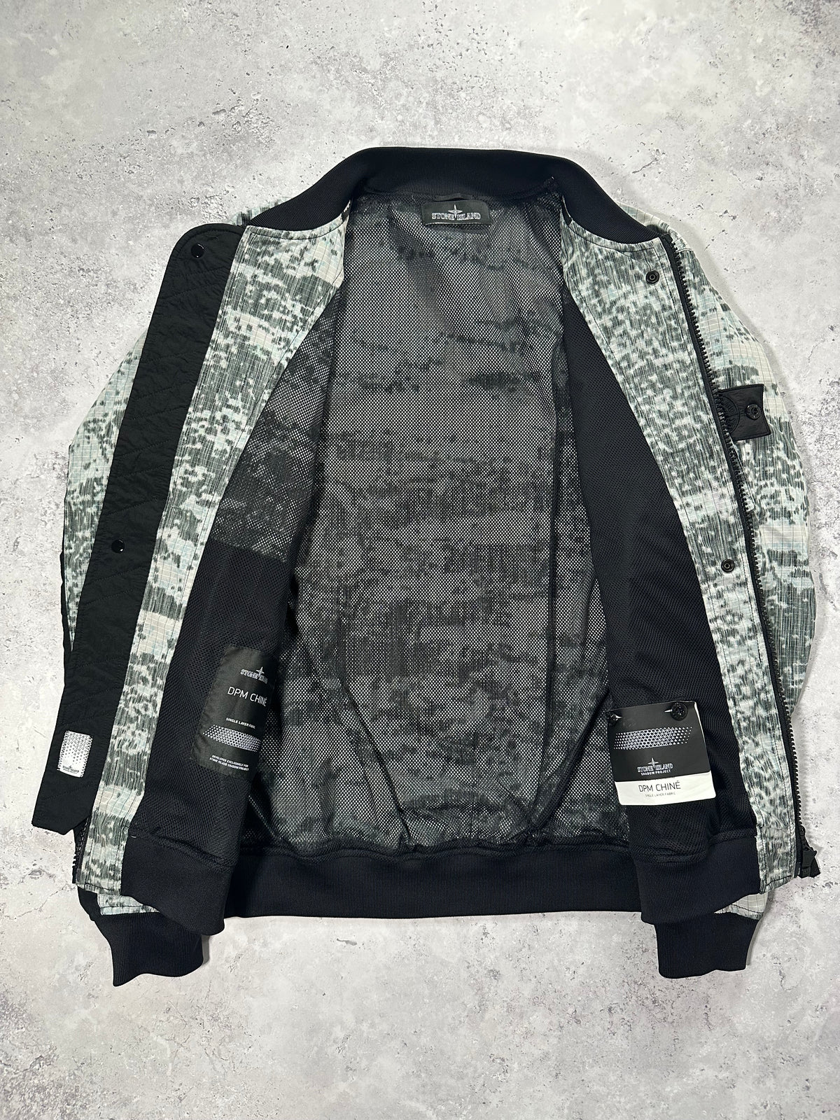 Stone Island Shadow Project 2019 DPM Chiné Bomber Jacket (M)