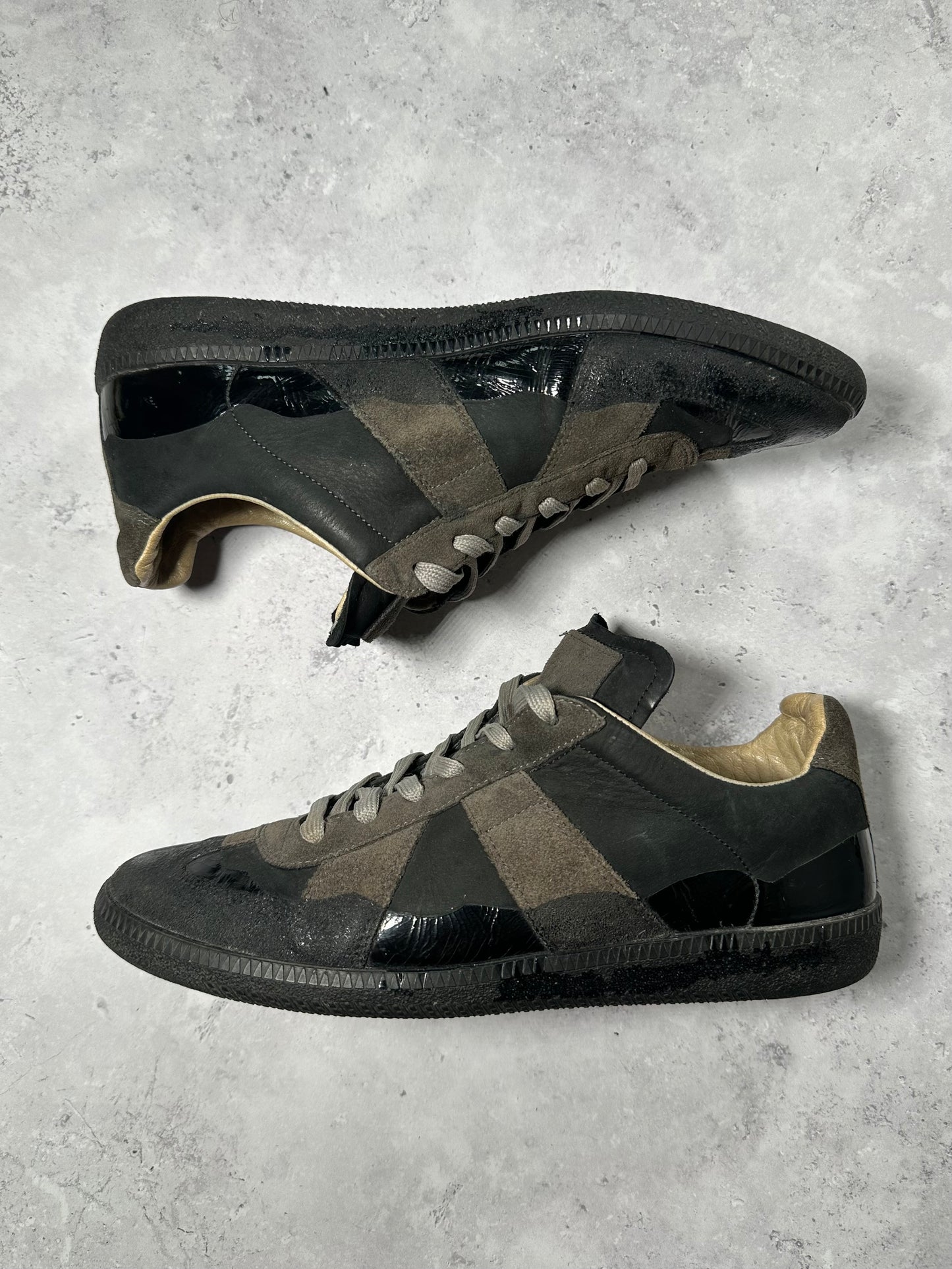 Maison Margiela Dipped Paint GAT Low Sneakers (EU 41 / UK 7-7.5 / US 8-8.5)